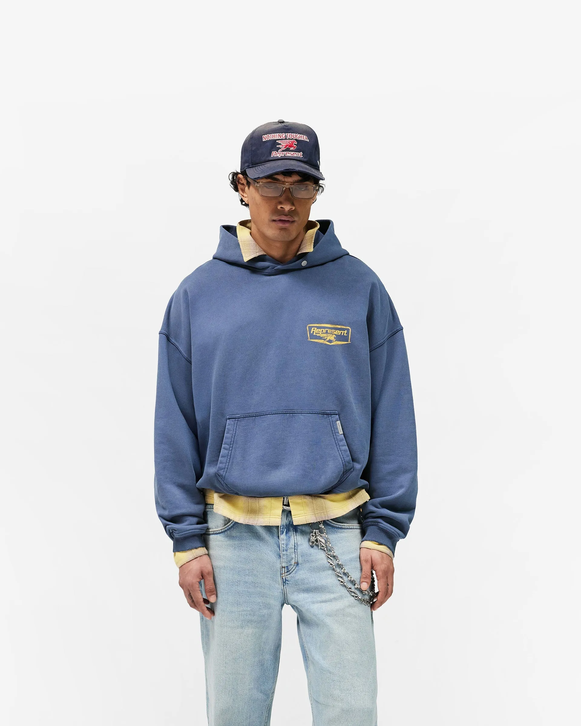 Nothing Faster Hoodie - Indigo sold by Represent product image thumbnail 3