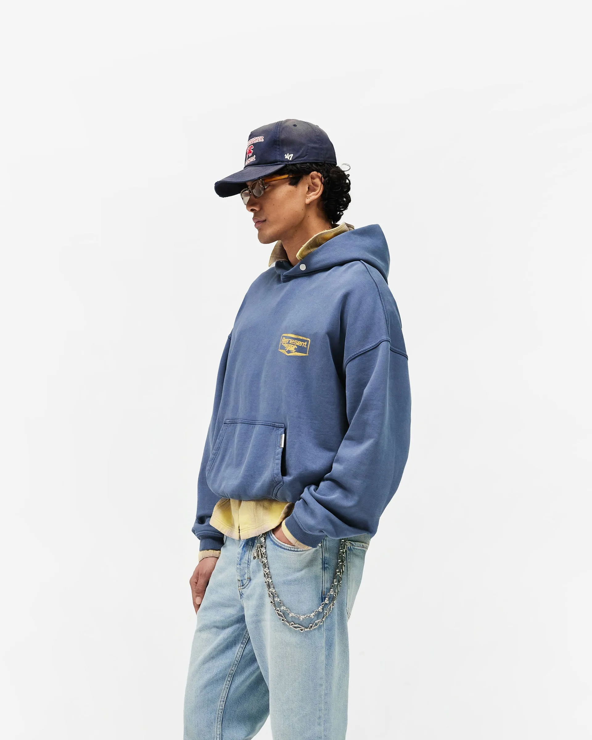 Nothing Faster Hoodie - Indigo sold by Represent product image thumbnail 4