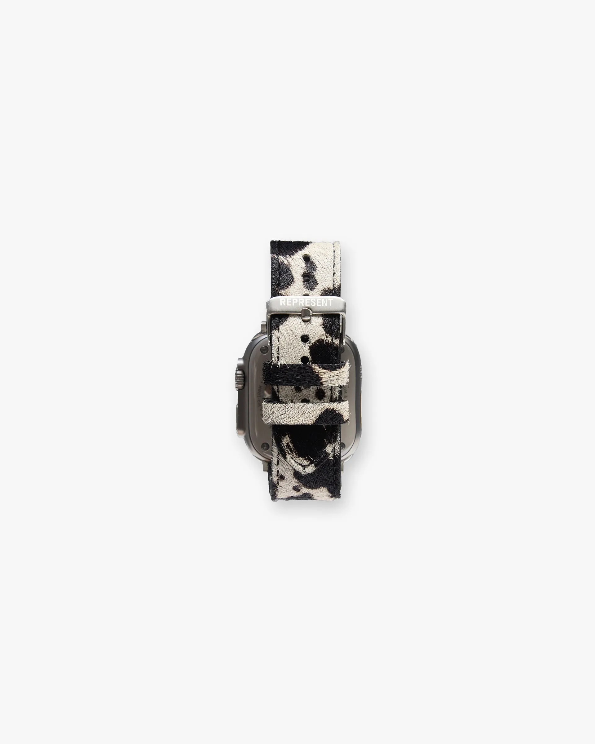 Cowhide Watch Strap - Flat White Jet Black sold by Represent product image thumbnail 3