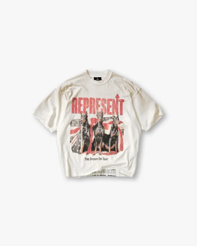 Dream On Tour T-Shirt - Washed Ecru sold by Represent