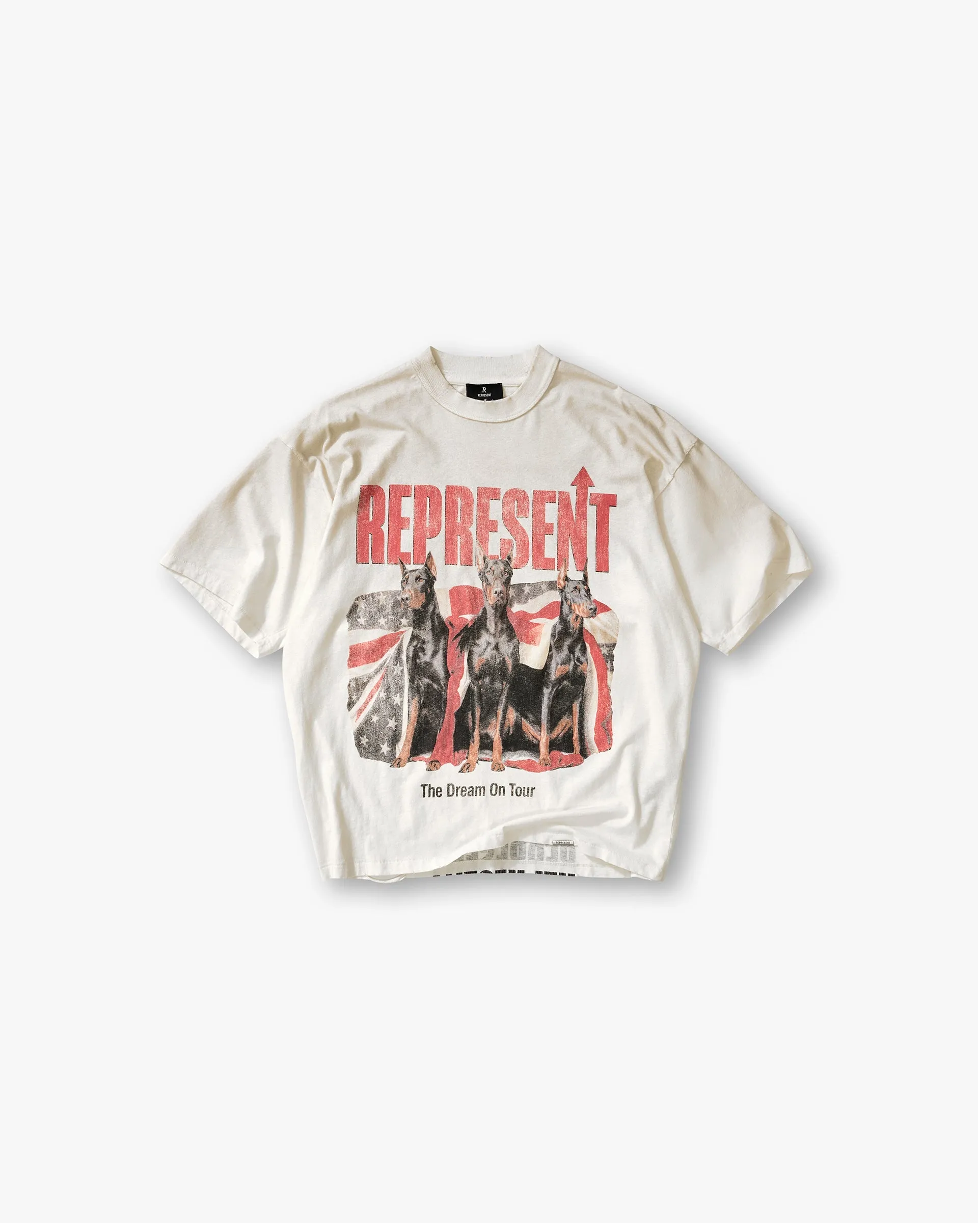 Dream On Tour T-Shirt - Washed Ecru sold by Represent