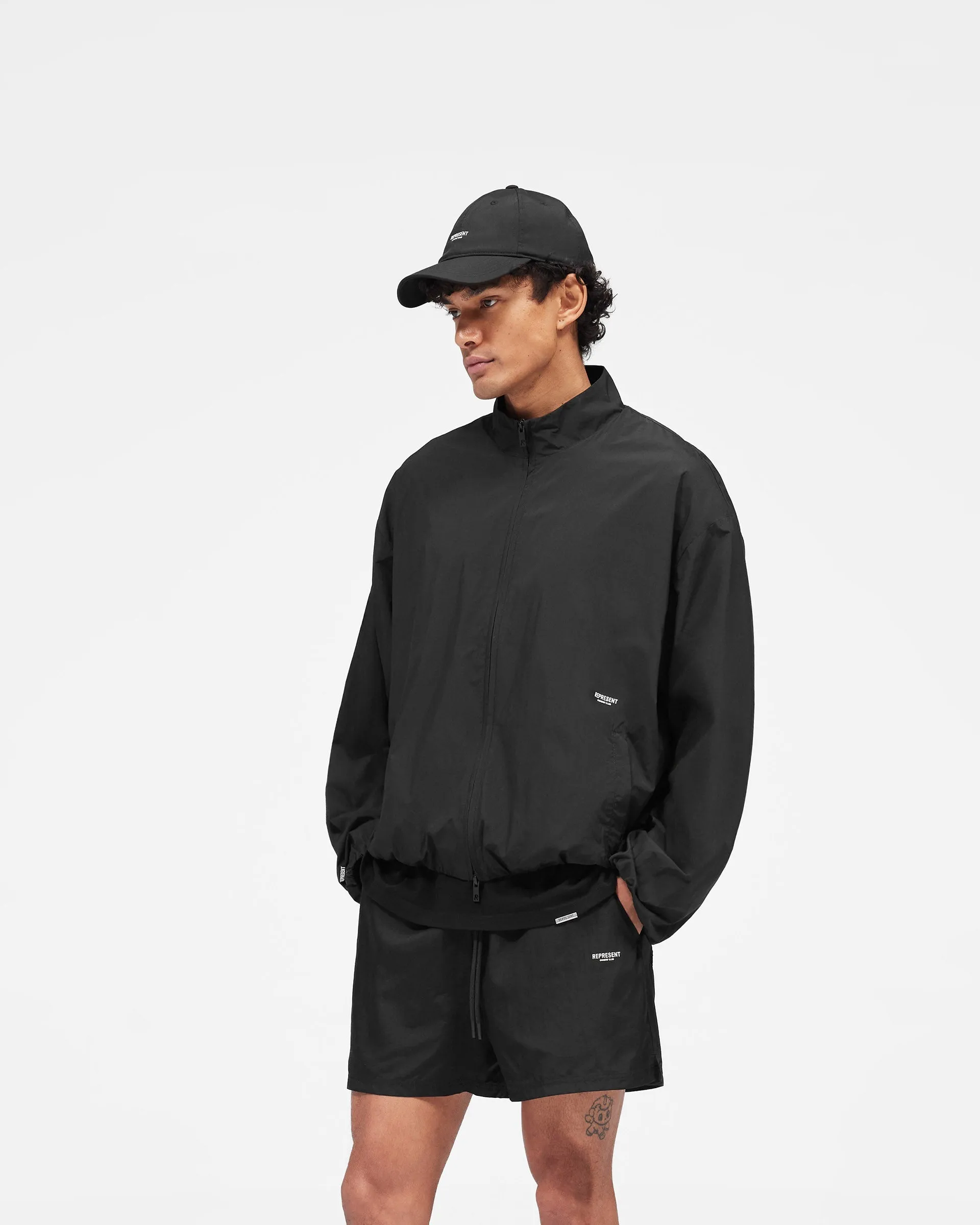 Micro Owners Club Track Jacket - Black sold by Represent product image thumbnail 4