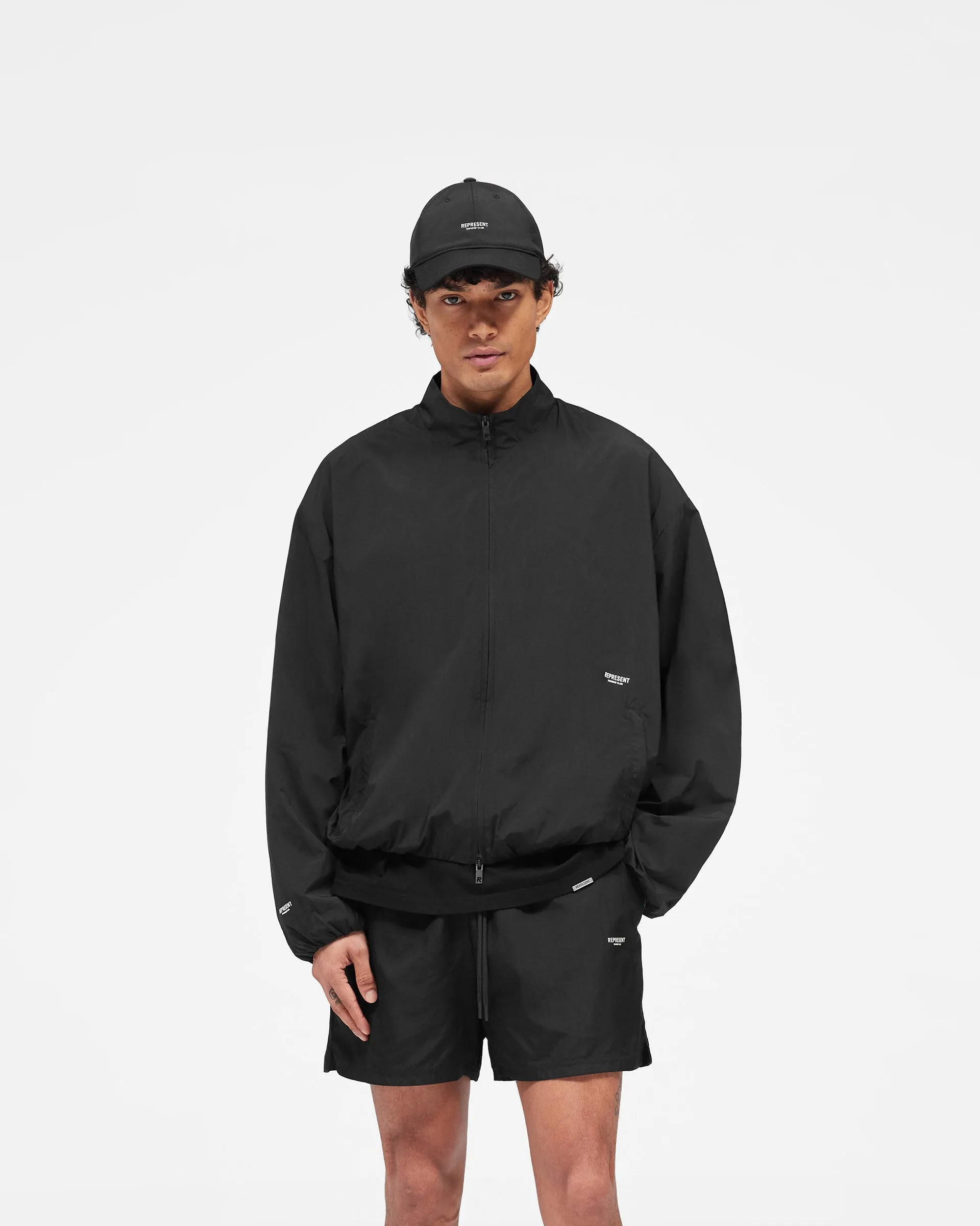 Micro Owners Club Track Jacket - Black sold by Represent product image thumbnail 3