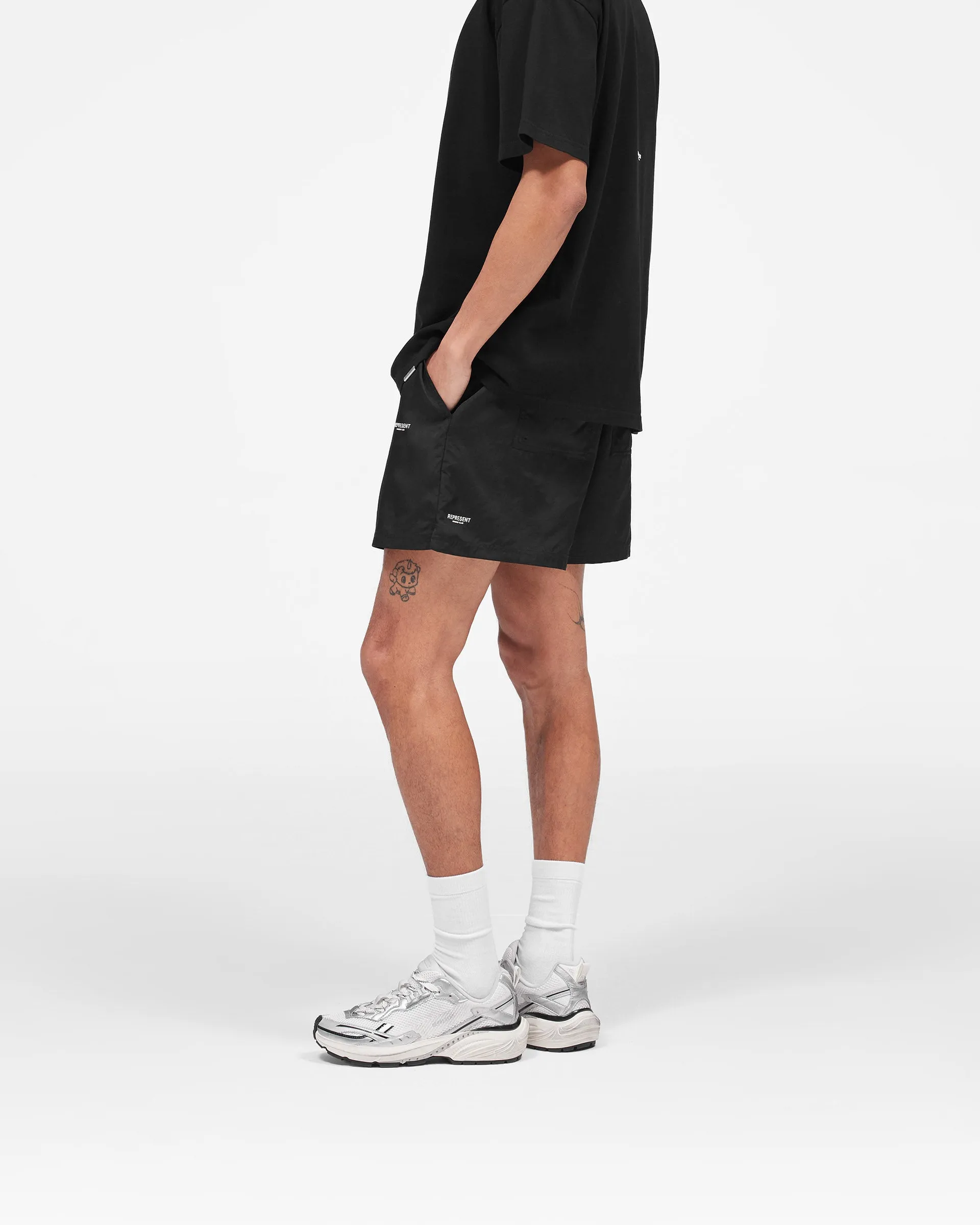 Micro Owners Club Swim Shorts - Black sold by Represent product image thumbnail 4