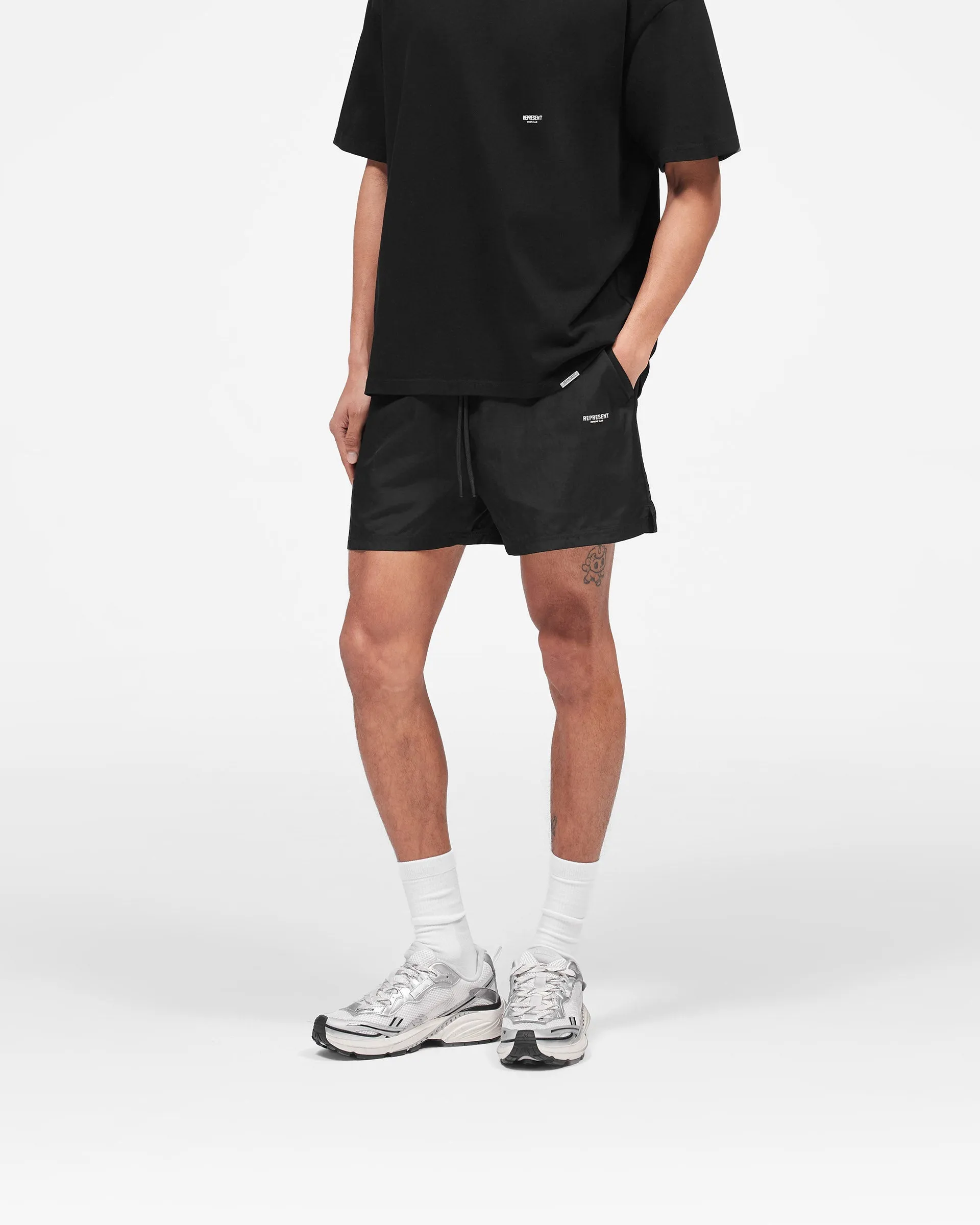 Micro Owners Club Swim Shorts - Black sold by Represent product image thumbnail 5