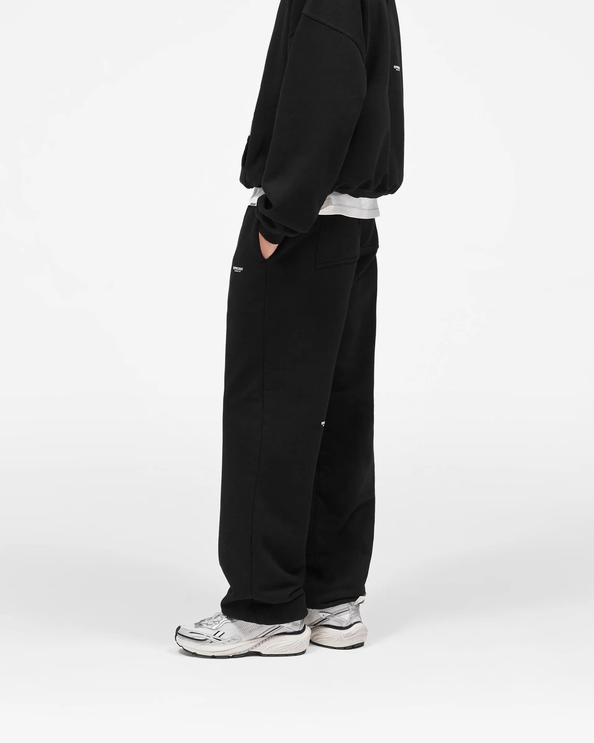 Micro Owners Club Sweatpant - Jet Black sold by Represent product image thumbnail 5