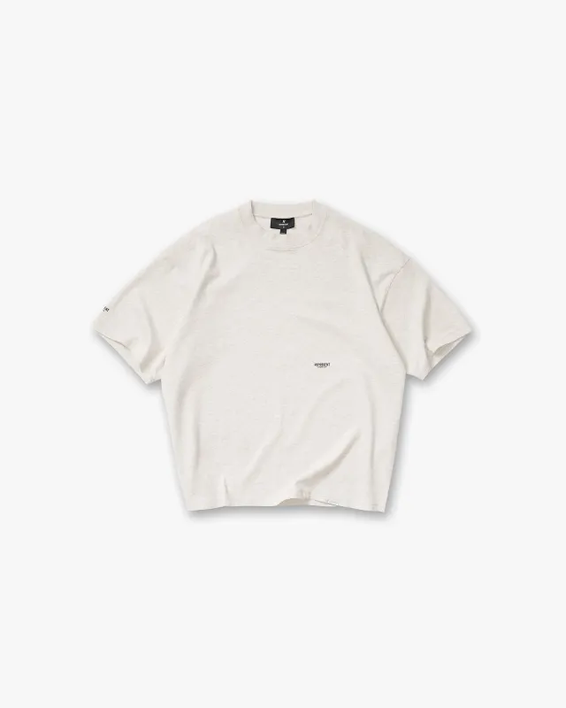 Micro Owners Club T-Shirt - Cream Marl made by Represent