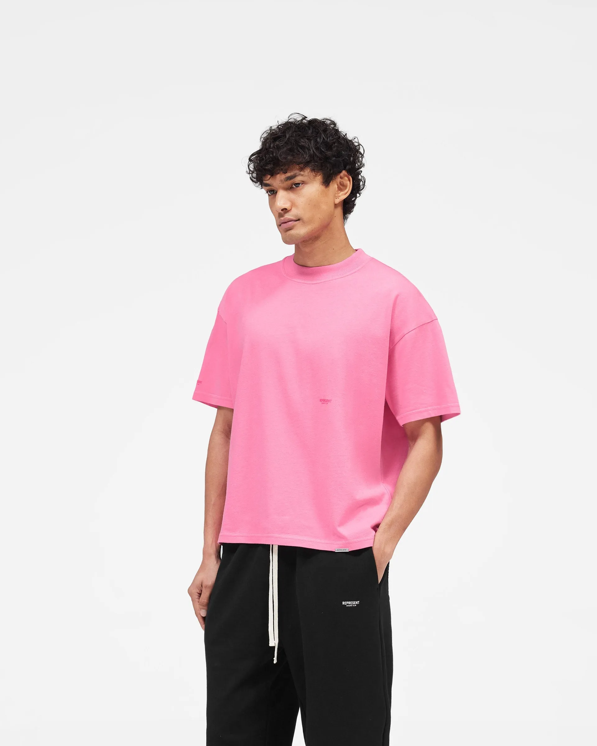 Micro Owners Club T-Shirt - Pink Lemonade sold by Represent product image thumbnail 5