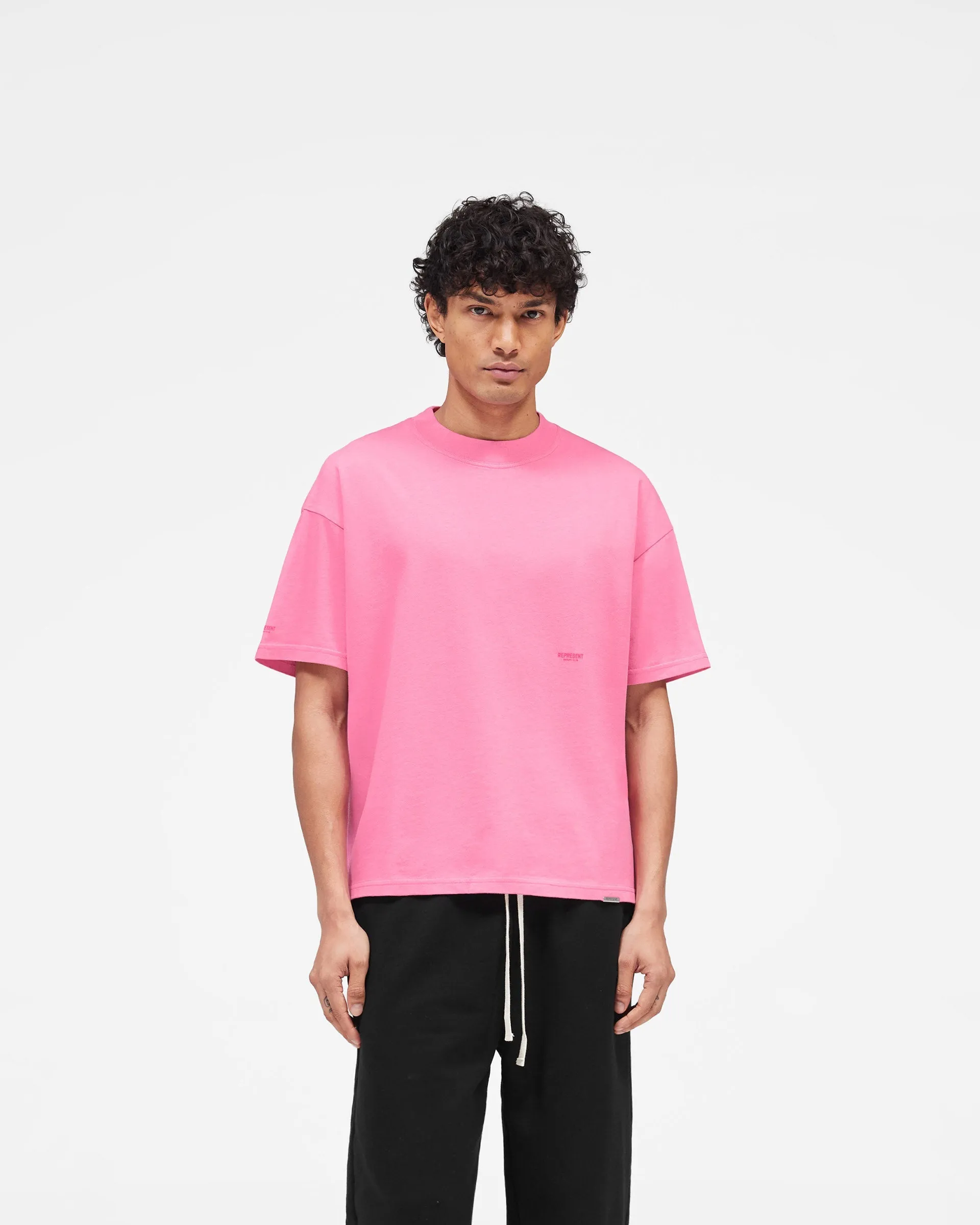 Micro Owners Club T-Shirt - Pink Lemonade sold by Represent product image thumbnail 3