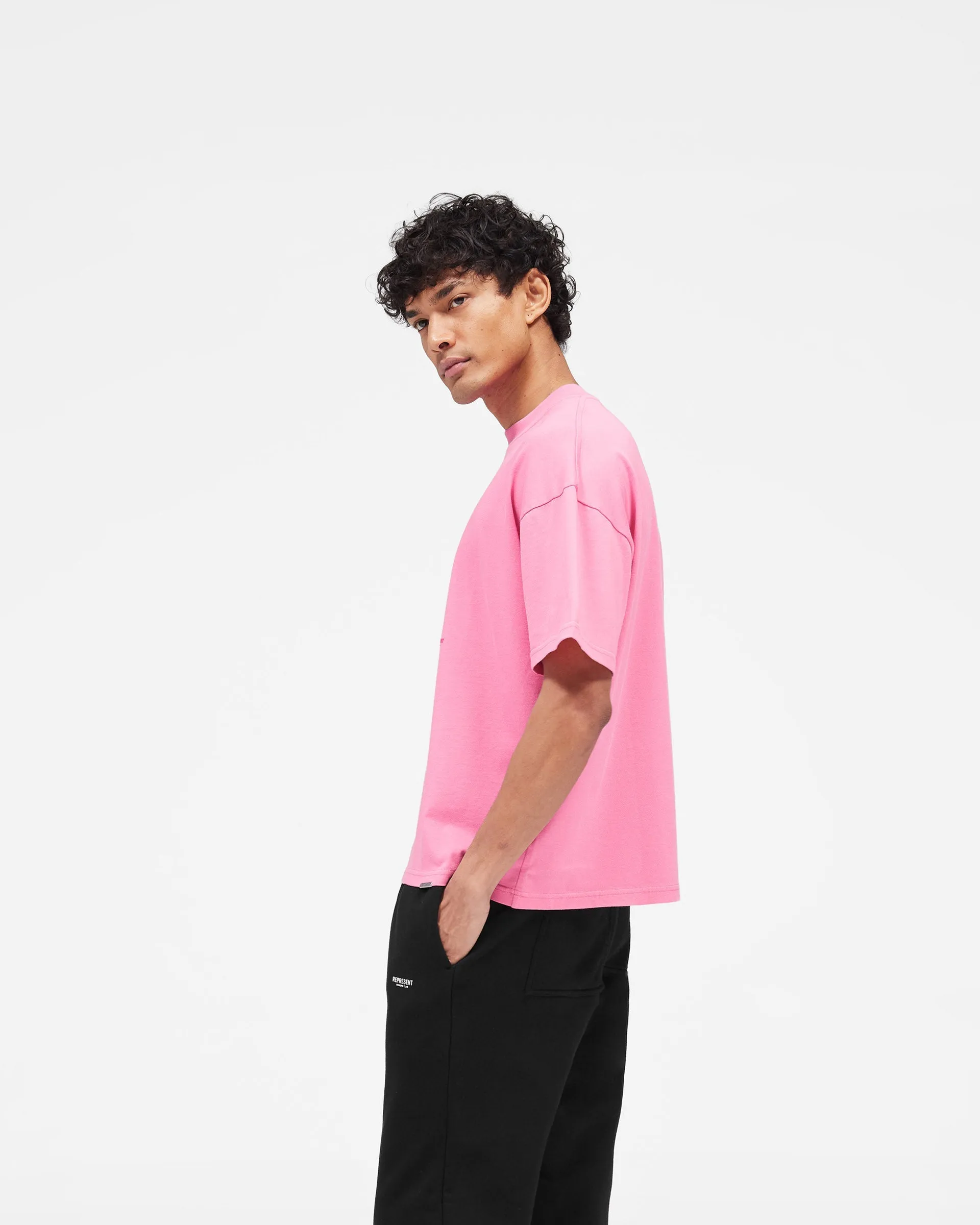 Micro Owners Club T-Shirt - Pink Lemonade sold by Represent product image thumbnail 4
