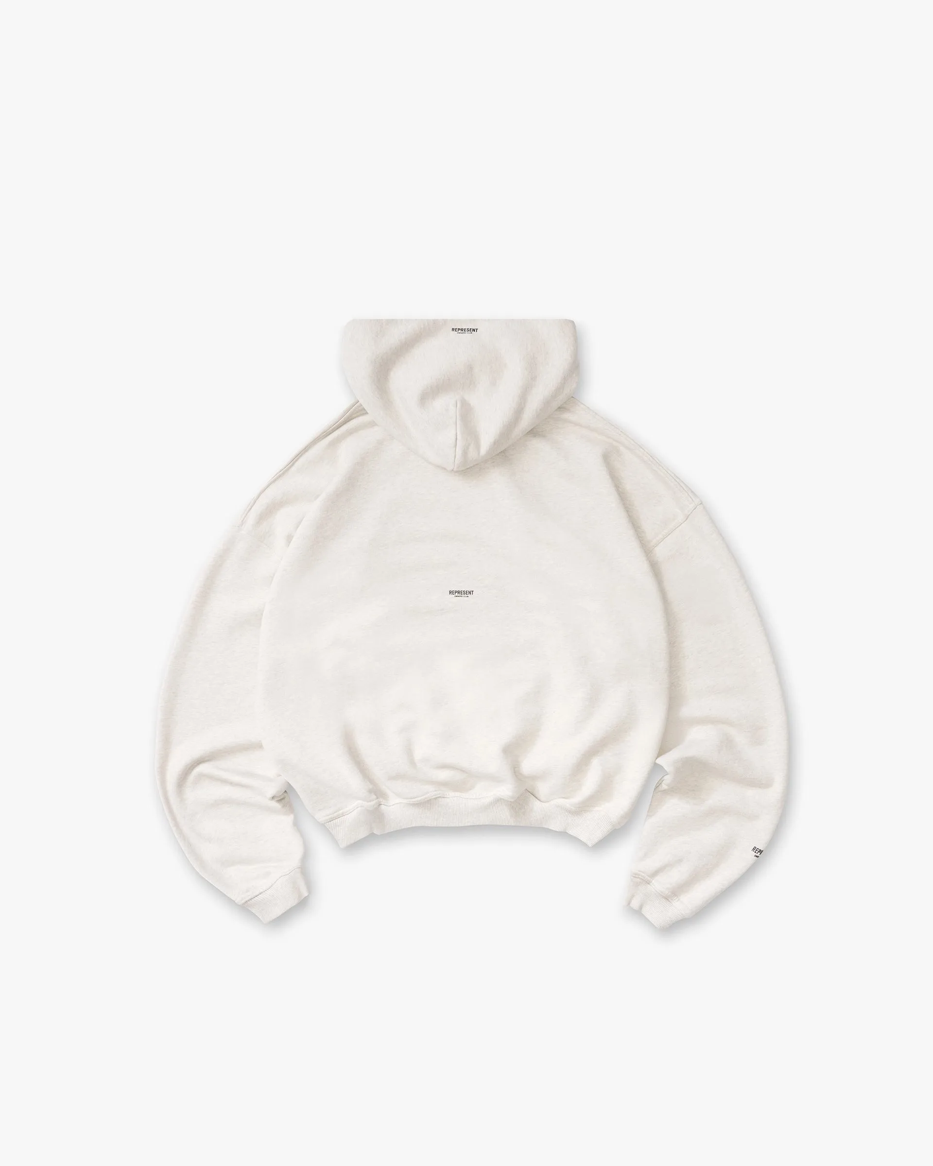 Micro Owners Club Hoodie - Cream Marl sold by Represent product image thumbnail 2