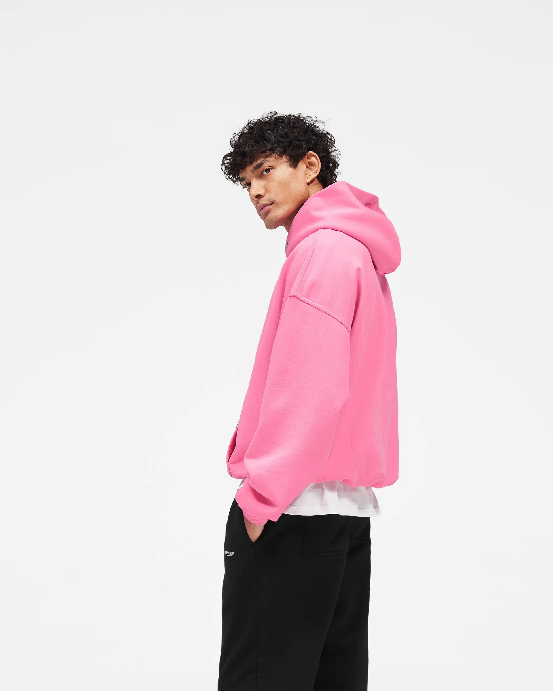 Micro Owners Club Hoodie - Pink Lemonade sold by Represent product image thumbnail 4