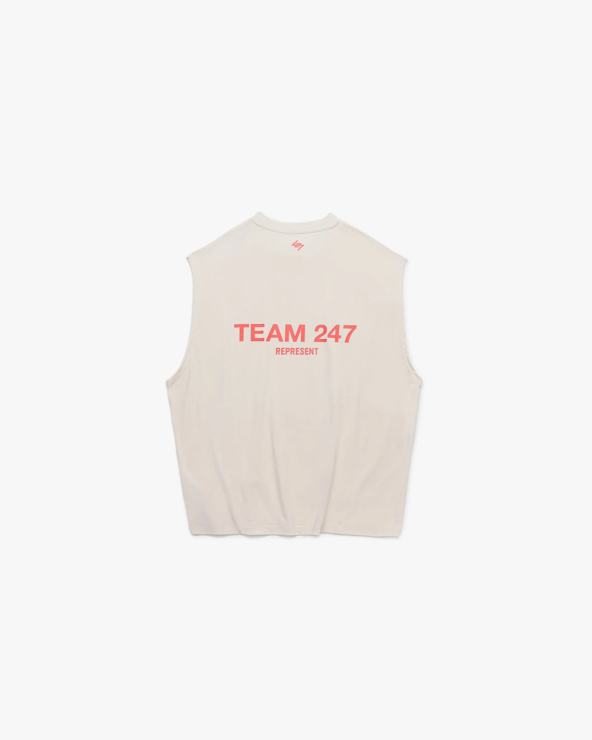 Team 247 Oversized Tank - Cream sold by Represent product image thumbnail 2