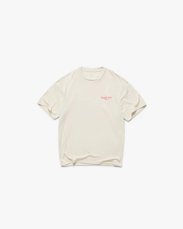 Team 247 Oversized T-Shirt - Cream sold by Represent