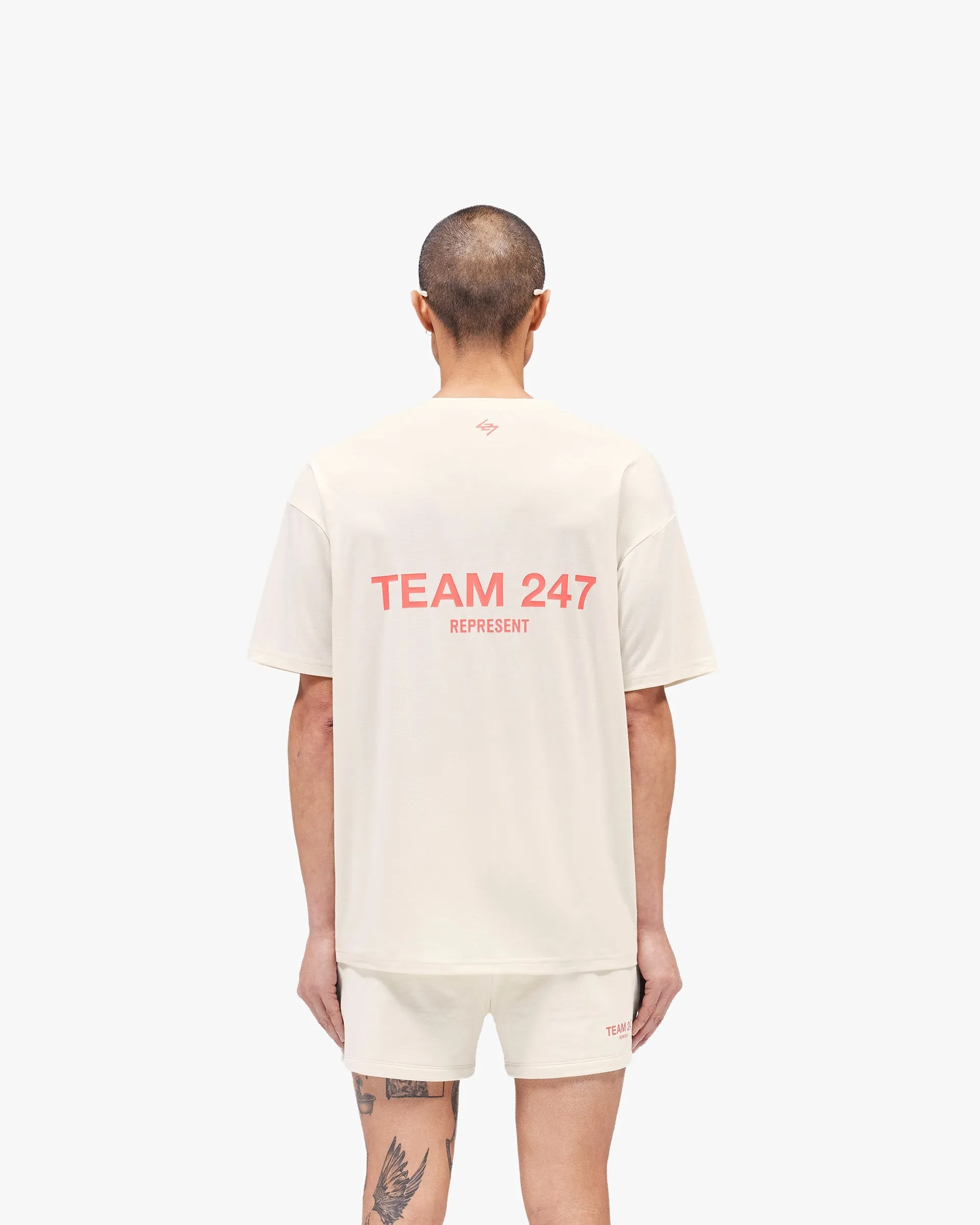 Team 247 Oversized T-Shirt - Cream sold by Represent product image thumbnail 5