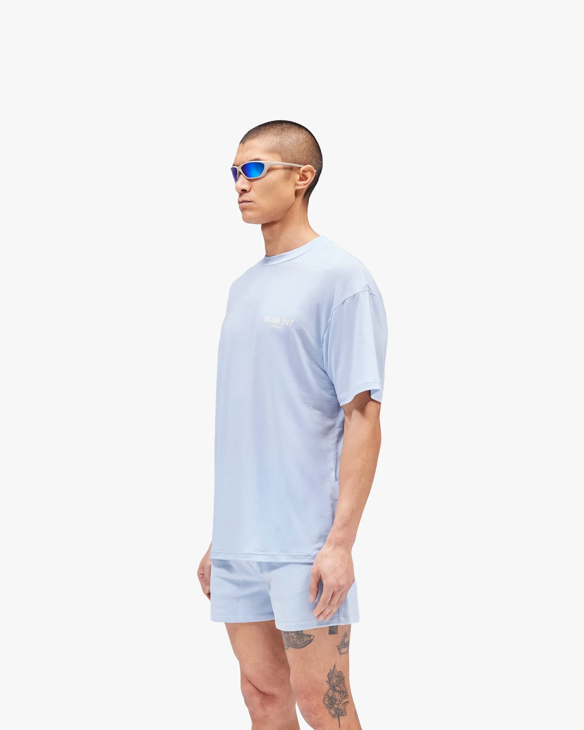 Team 247 Oversized T-Shirt - Glacier sold by Represent product image thumbnail 4