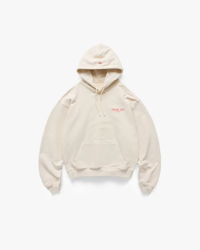 Team 247 Oversized Hoodie - Cream sold by Represent