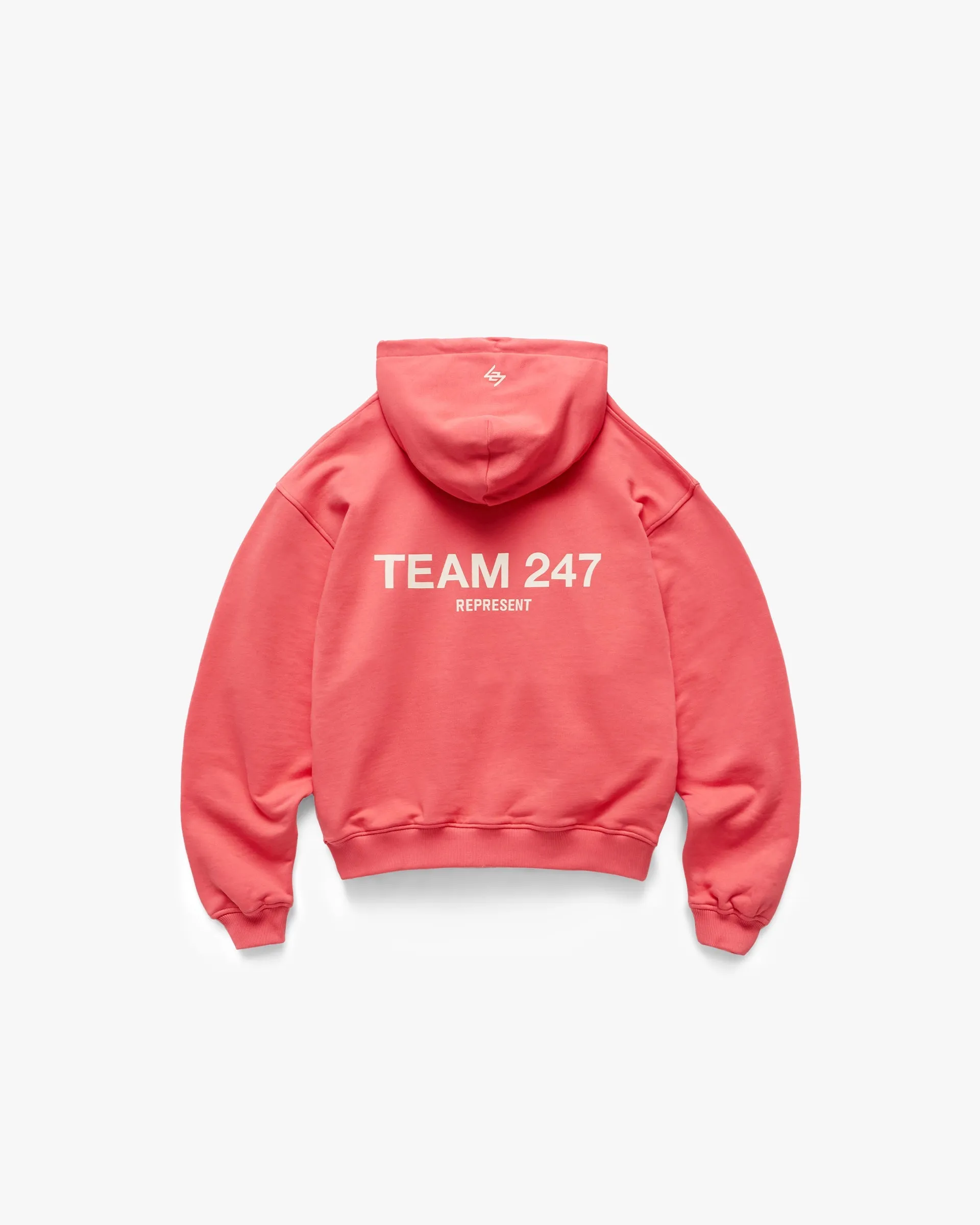 Team 247 Oversized Hoodie - Racing Red sold by Represent product image thumbnail 2