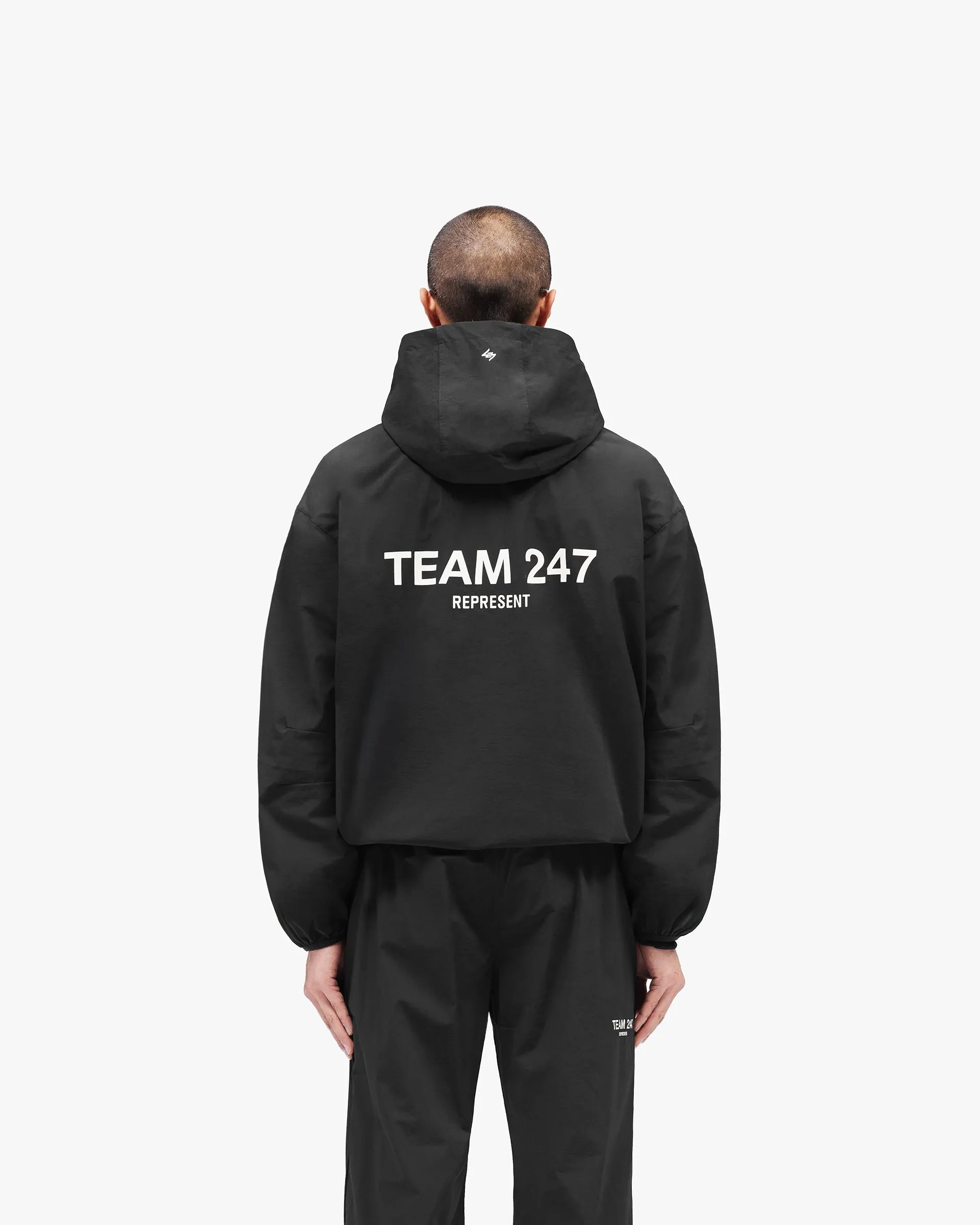 Team 247 Track Jacket - Jet Black sold by Represent product image thumbnail 5