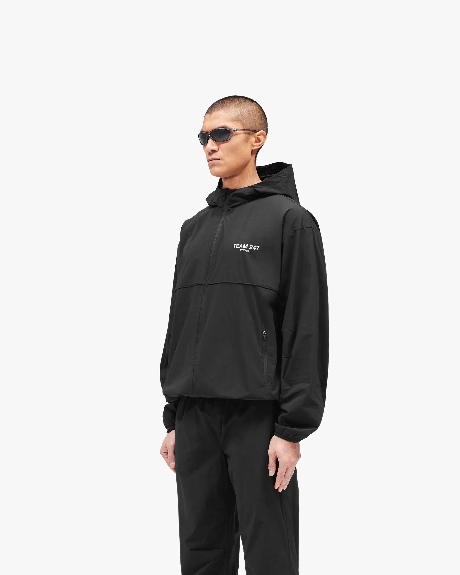 Team 247 Track Jacket - Jet Black sold by Represent product image thumbnail 4
