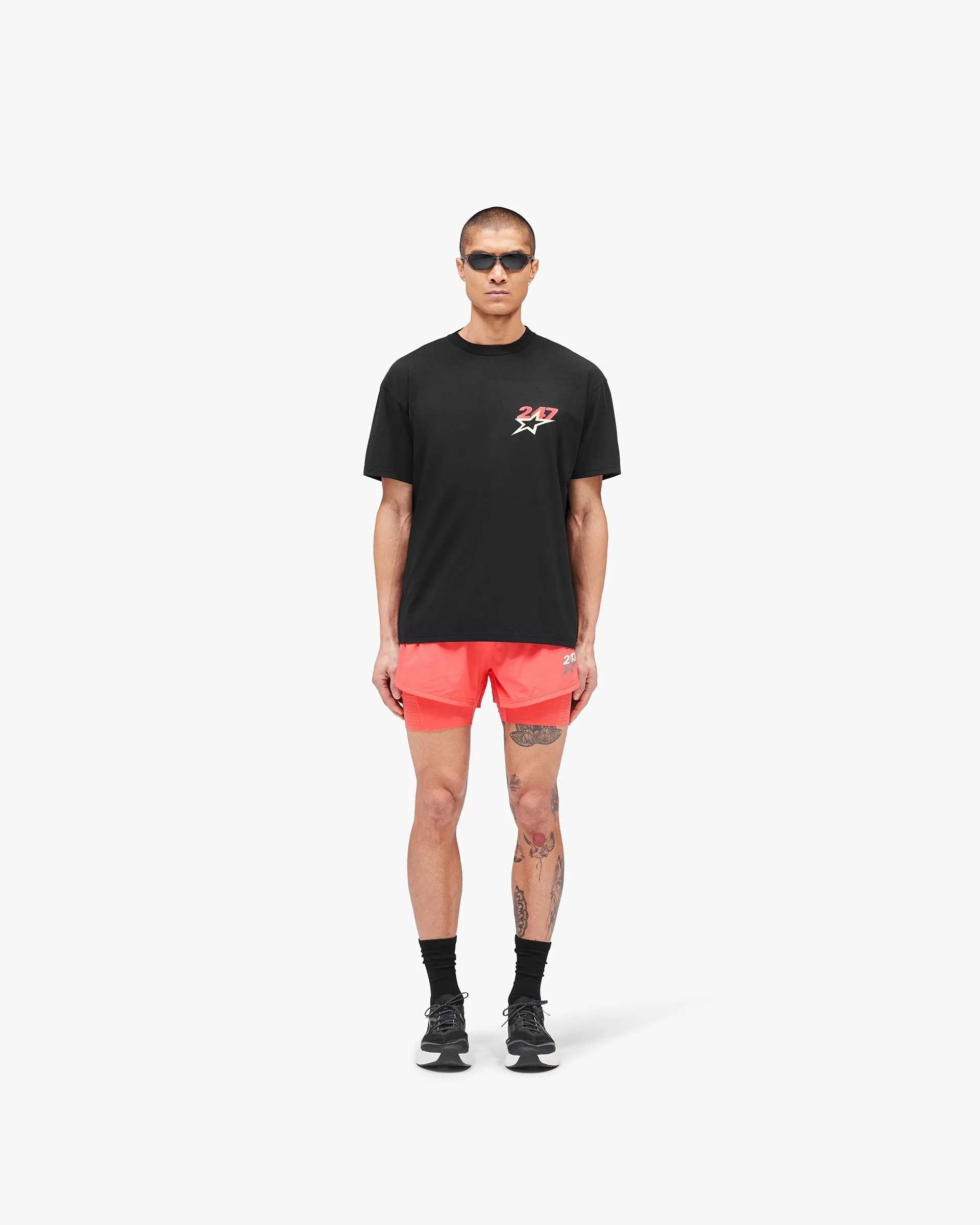 247 Hybrid 2-In-1 Short - Racing Red sold by Represent product image thumbnail 5