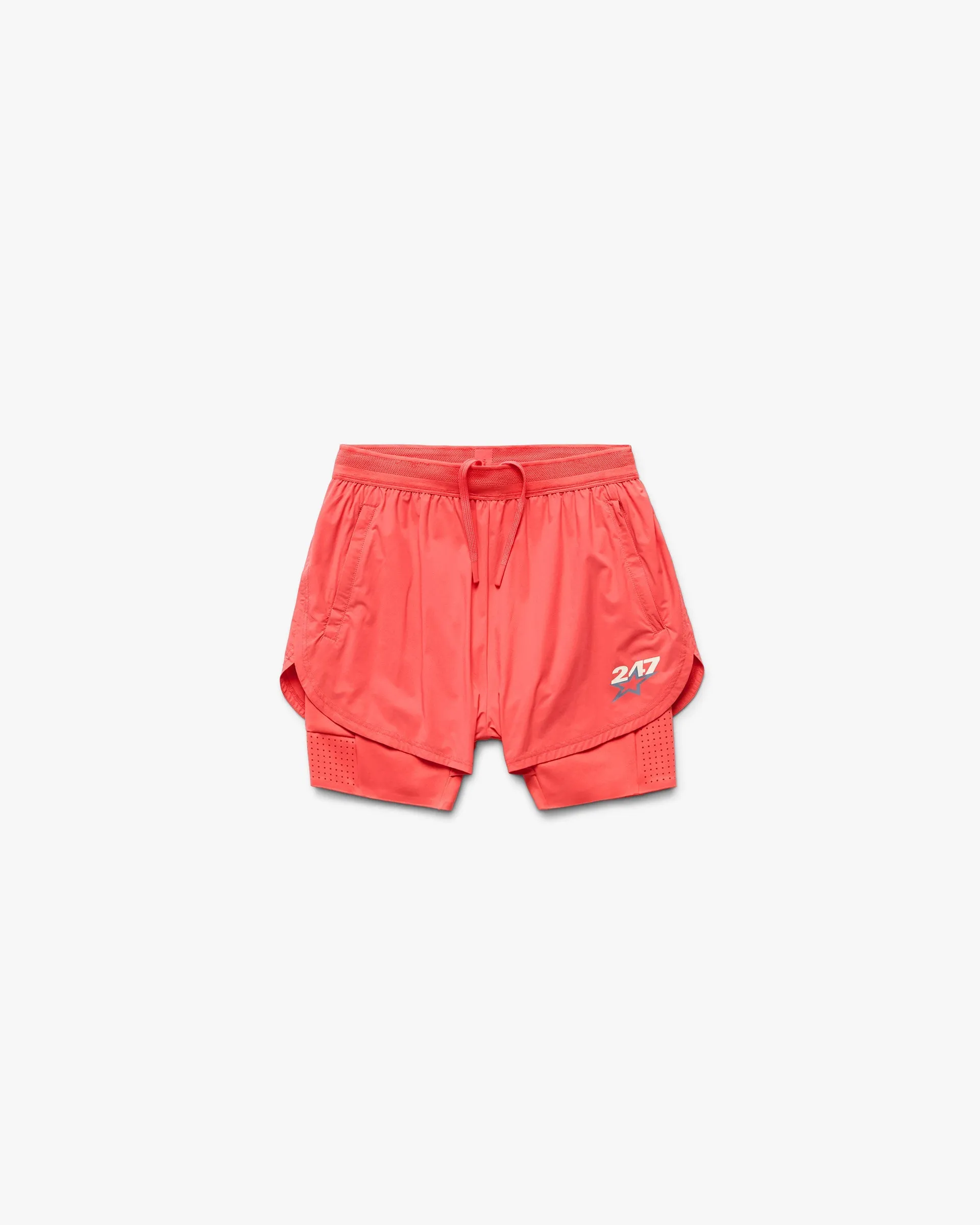 247 Hybrid 2-In-1 Short - Racing Red sold by Represent