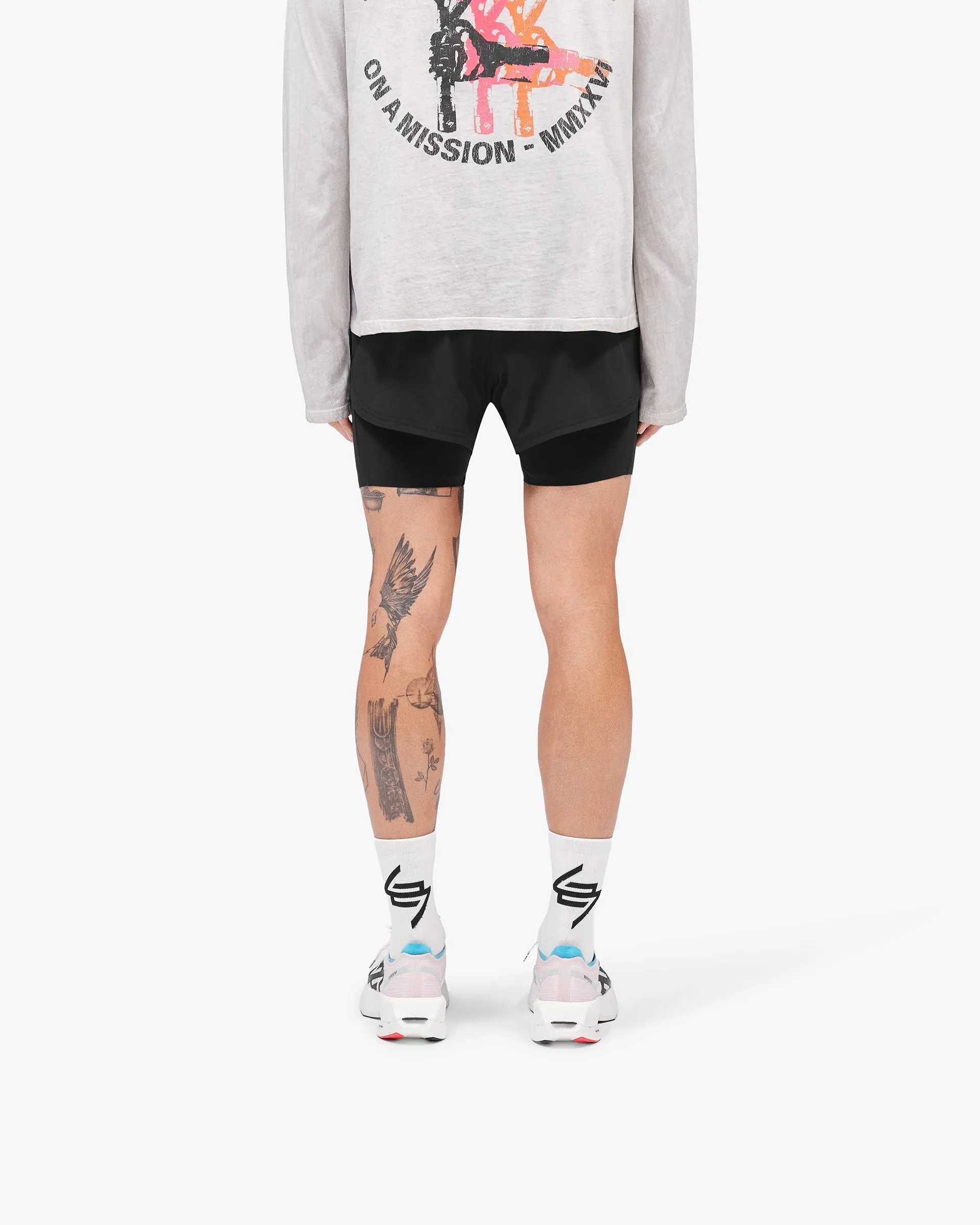 247 Hybrid 2-In-1 Short - Jet Black sold by Represent product image thumbnail 4