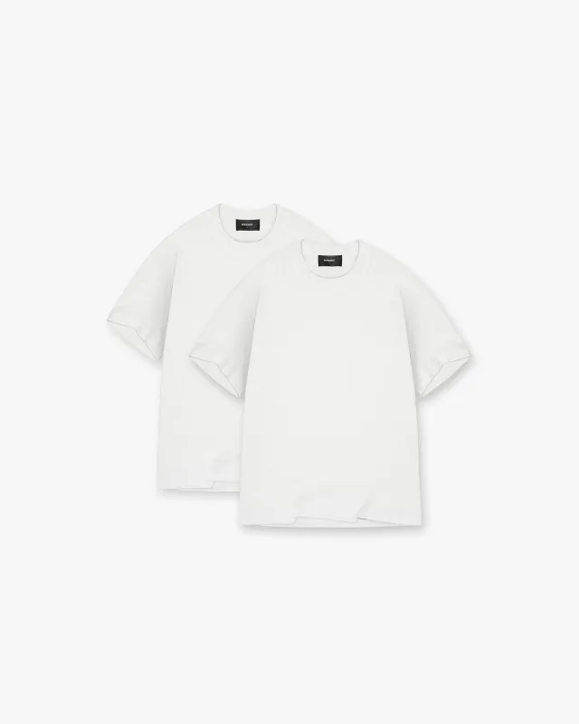 2 x Initial T-Shirt - Flat White made by Represent