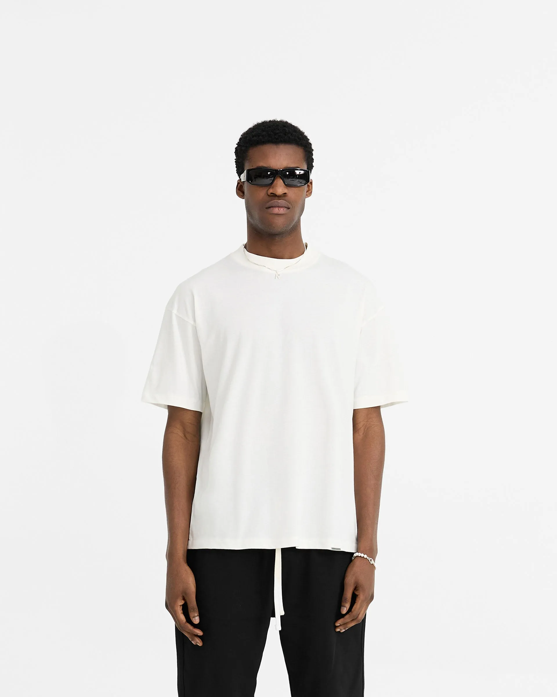 2 x Initial Oversized T-Shirt - Flat White sold by Represent product image thumbnail 2