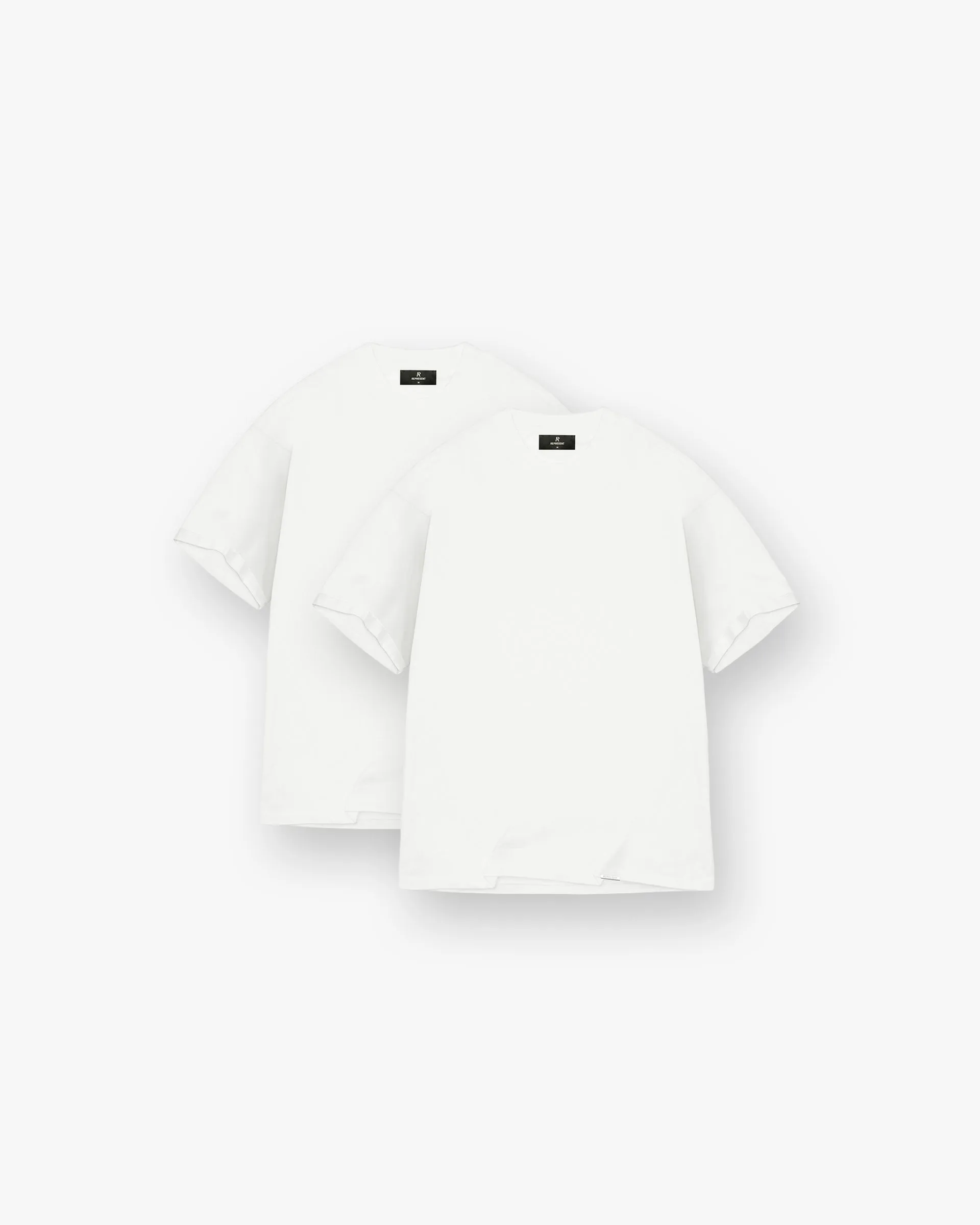 2 x Initial Oversized T-Shirt - Flat White sold by Represent