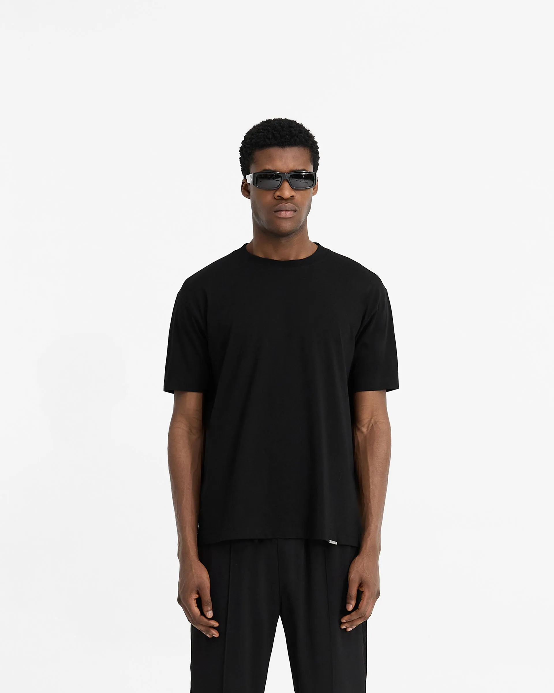 2 x Initial T-Shirt - Black & Ice Grey Marl sold by Represent product image thumbnail 3