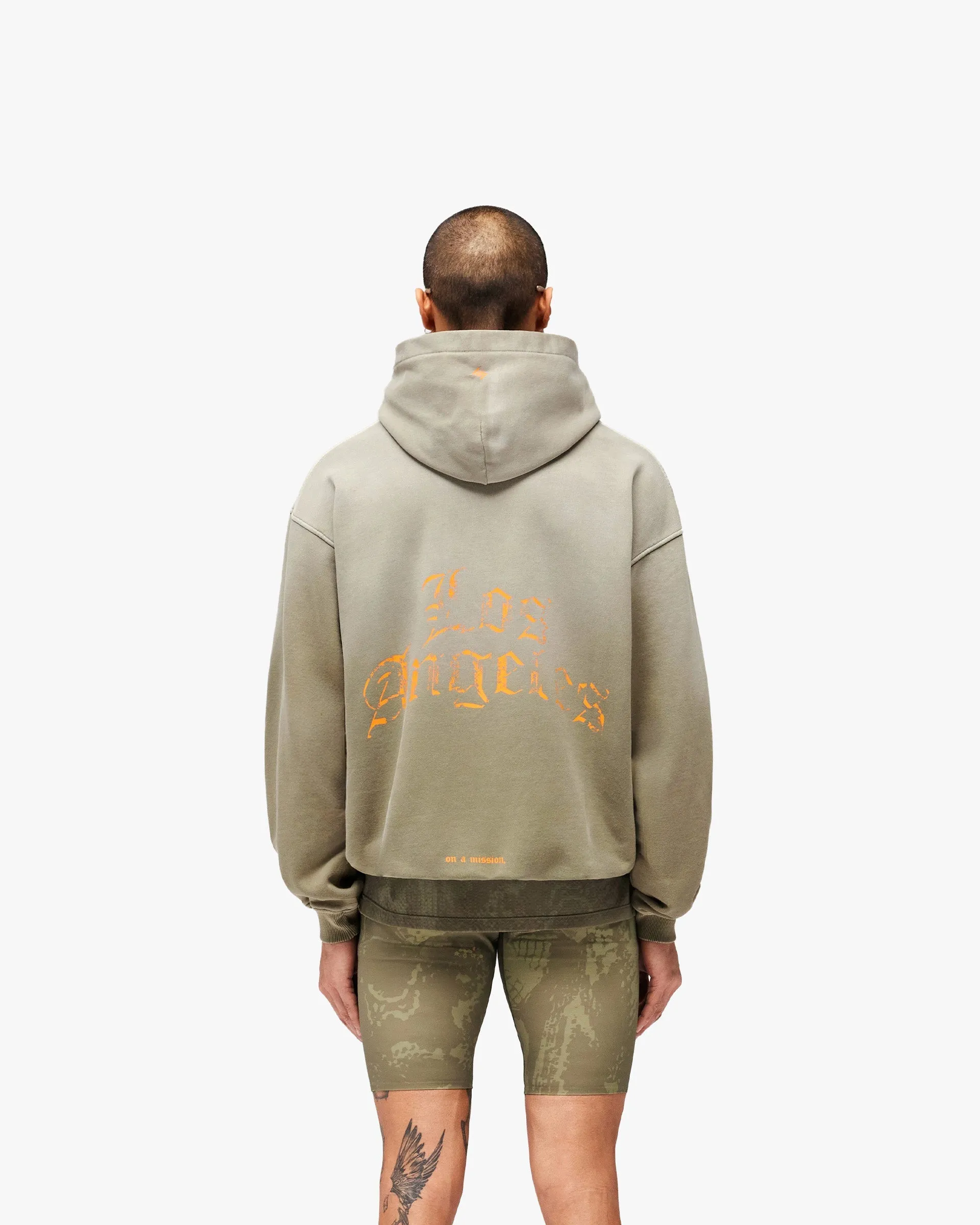 247 Los Angeles Hoodie - Aged Khaki sold by Represent product image thumbnail 5