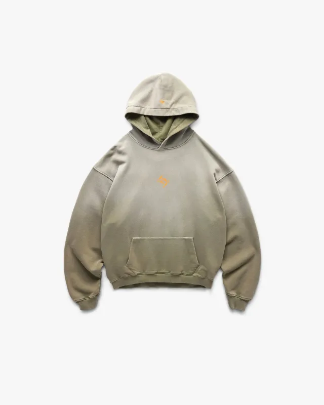 247 Los Angeles Hoodie - Aged Khaki made by Represent
