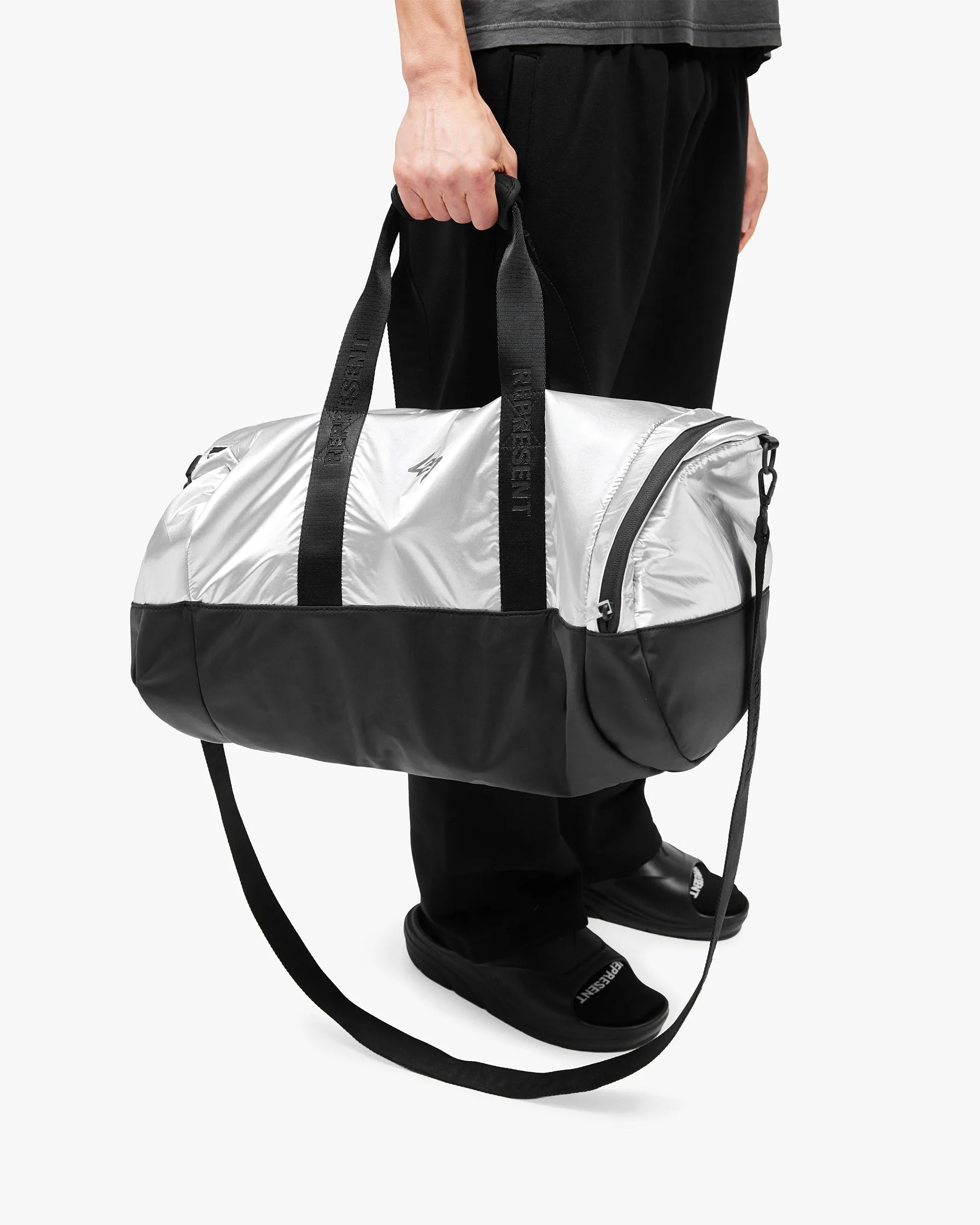 247 Duffle Gym Bag - Silver sold by Represent product image thumbnail 5