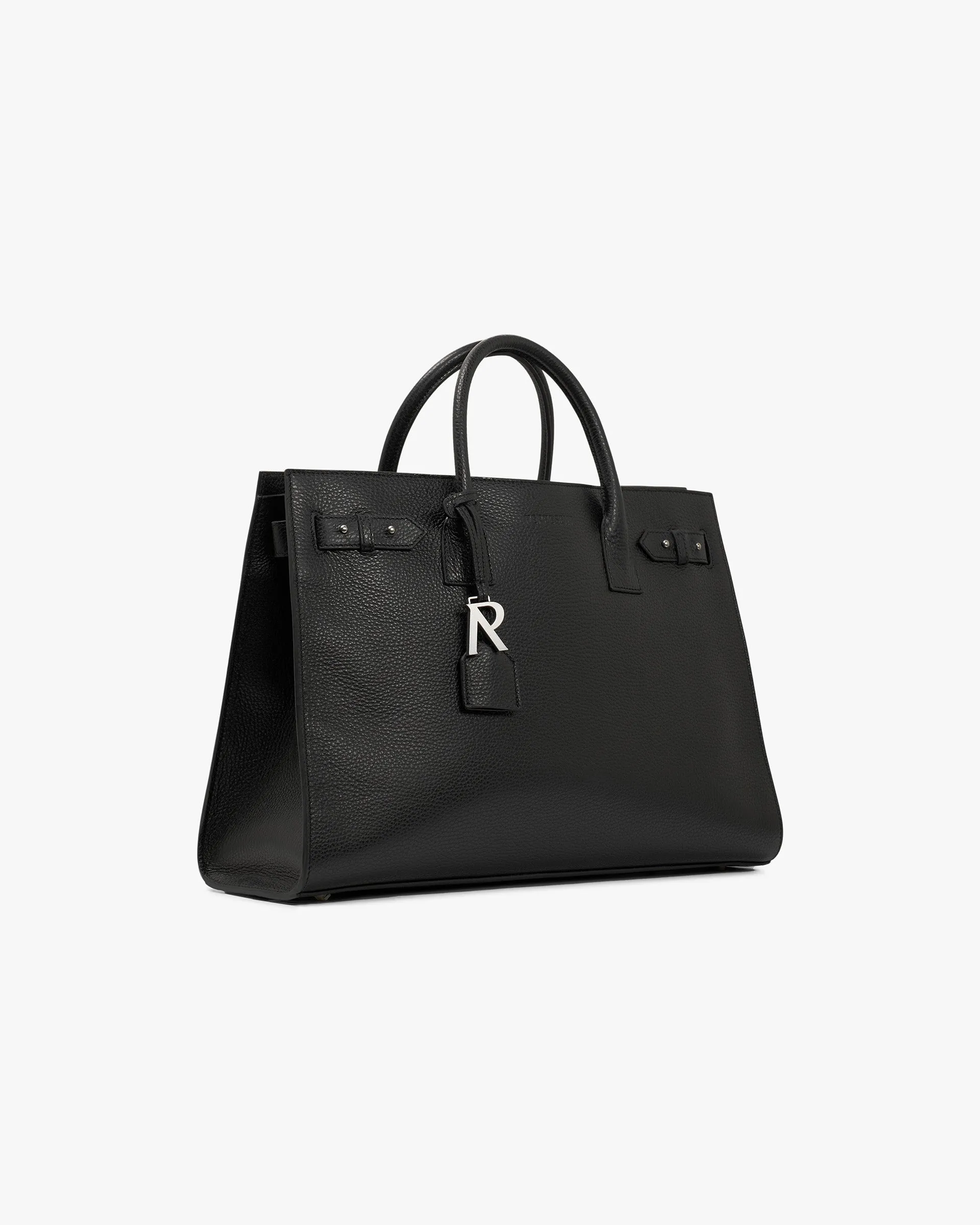 Leather Tote Bag - Textured Black sold by Represent product image thumbnail 2
