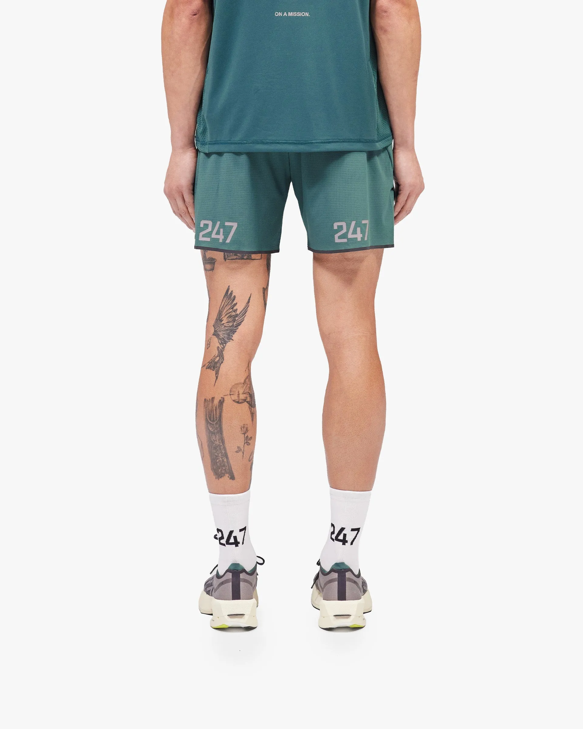 247 Aero Shorts - Teal sold by Represent product image thumbnail 5