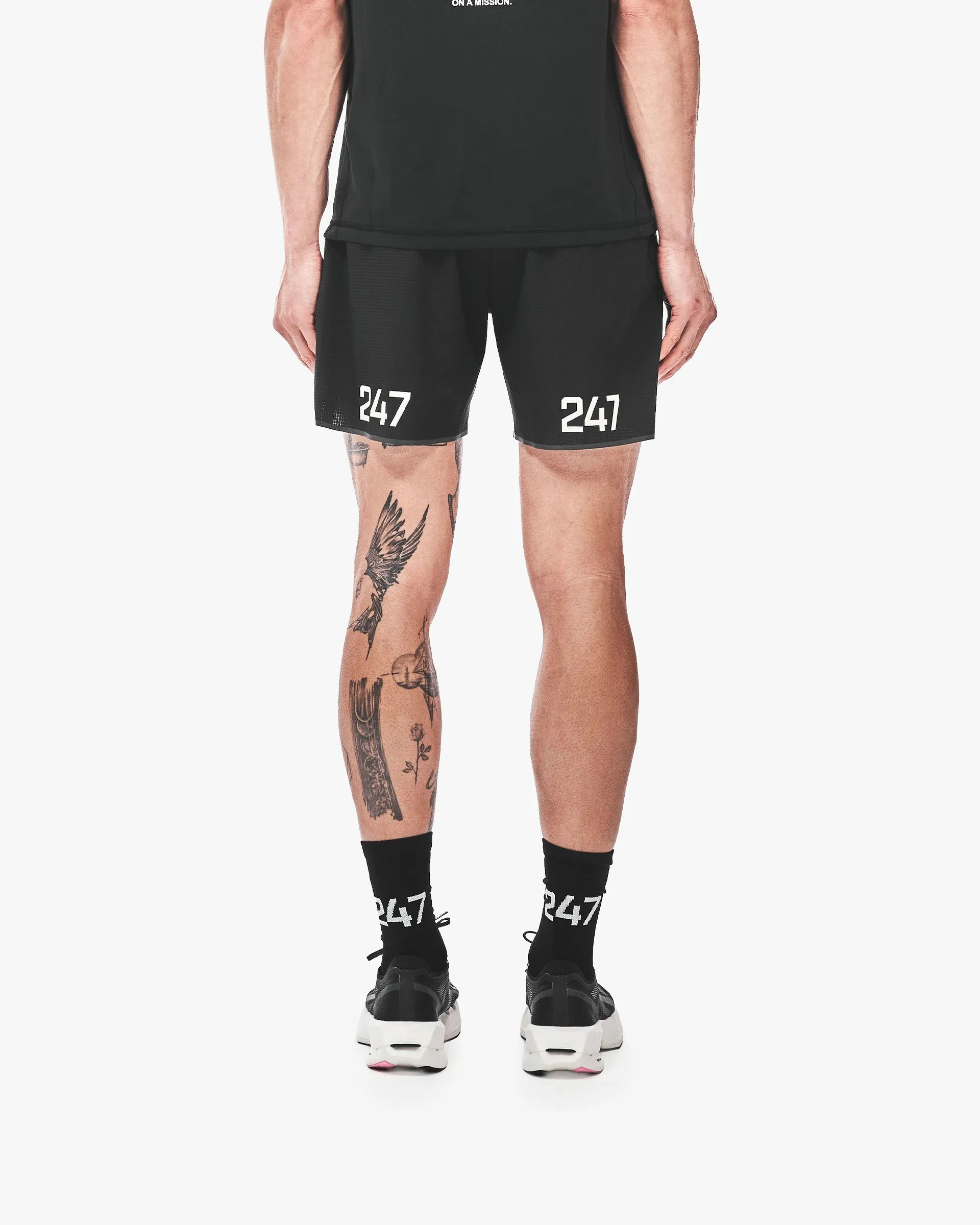 247 Aero Shorts - Jet Black sold by Represent product image thumbnail 5