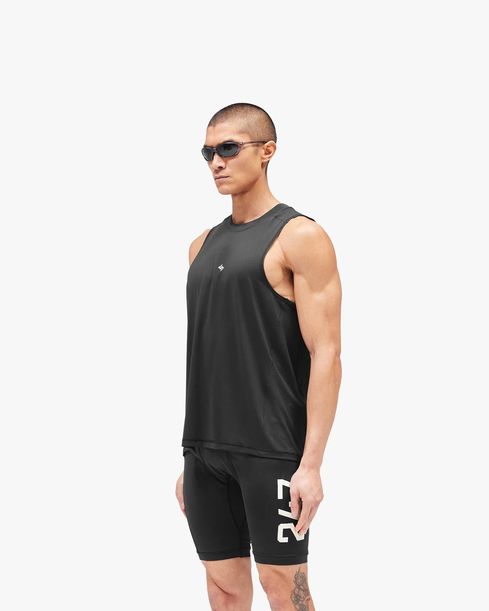 247 Numbers Vest - Jet Black sold by Represent product image thumbnail 4