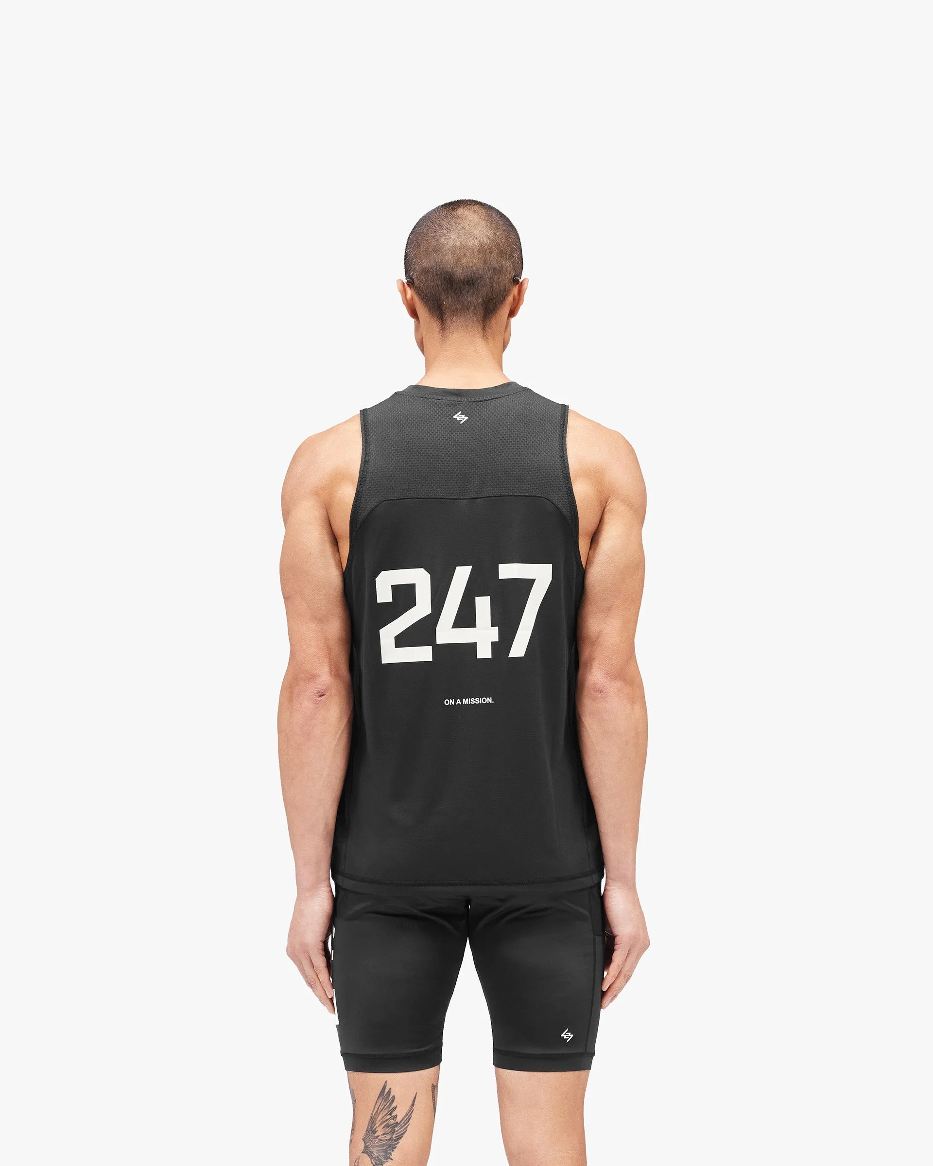 247 Numbers Vest - Jet Black sold by Represent product image thumbnail 5