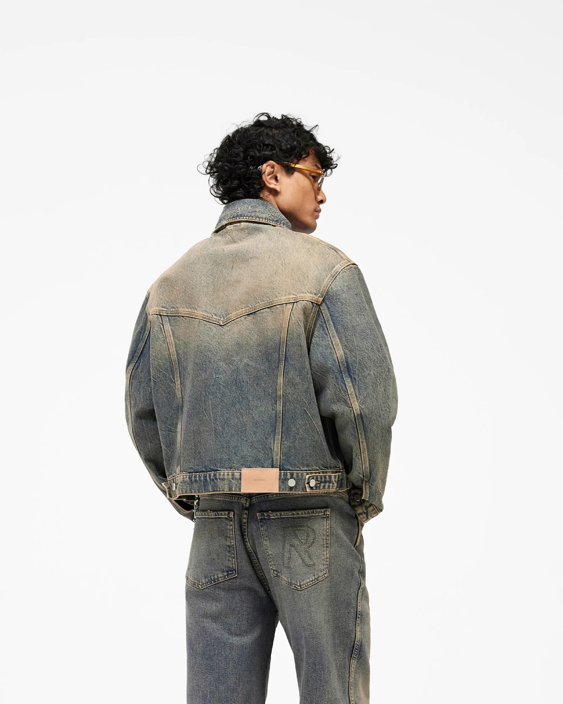 Denim Trucker - Blue Cream sold by Represent product image thumbnail 5