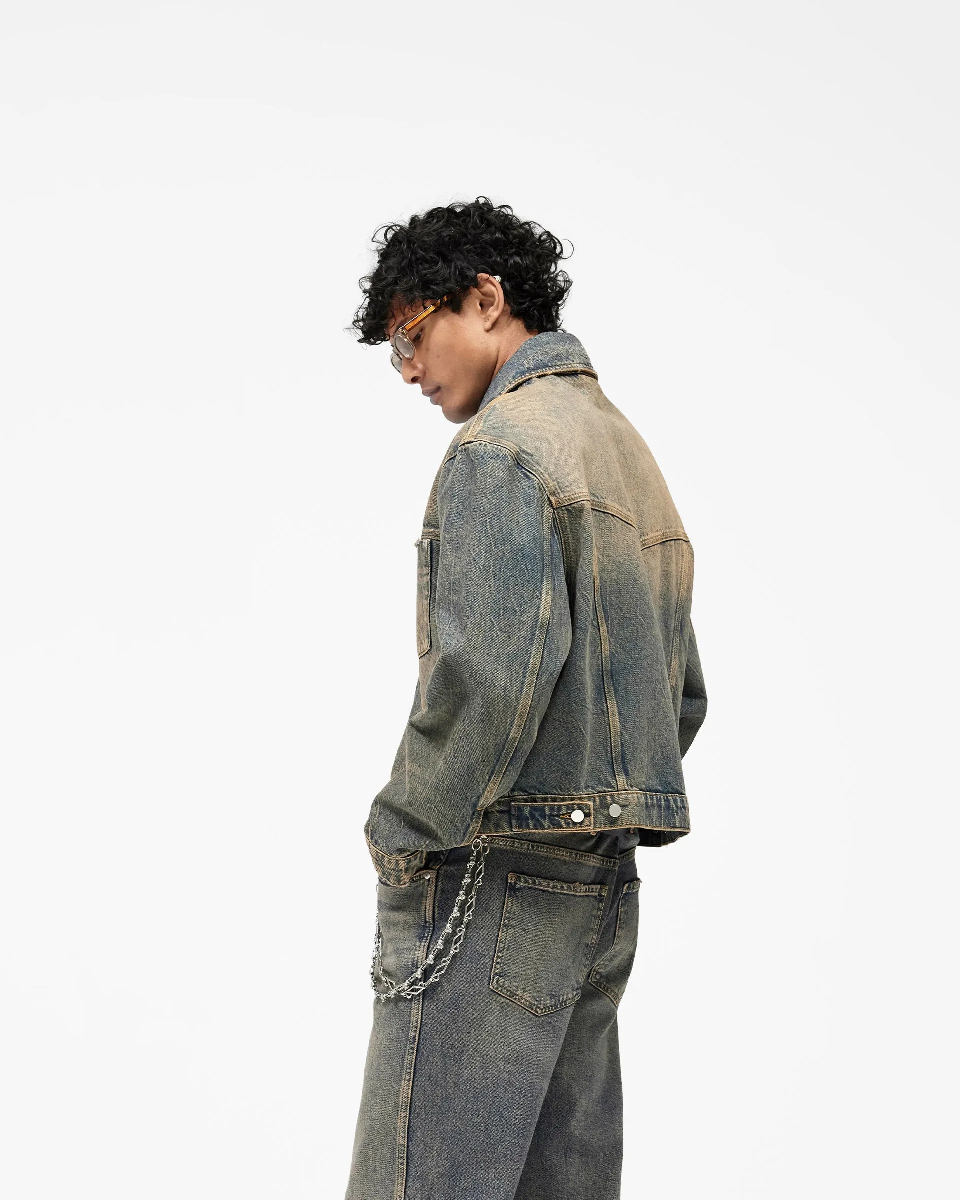 Denim Trucker - Blue Cream sold by Represent product image thumbnail 4