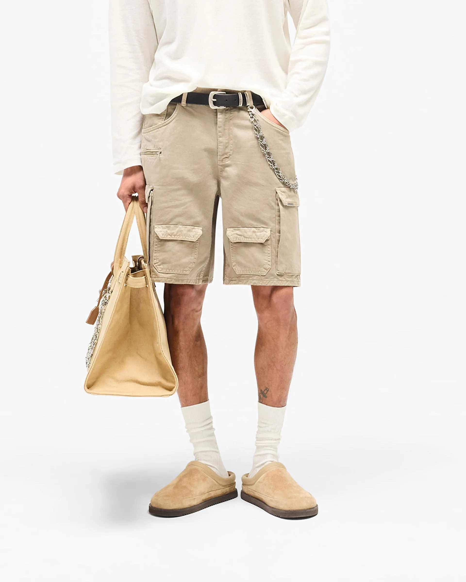 Loaded Cargo Short - Beige sold by Represent product image thumbnail 3