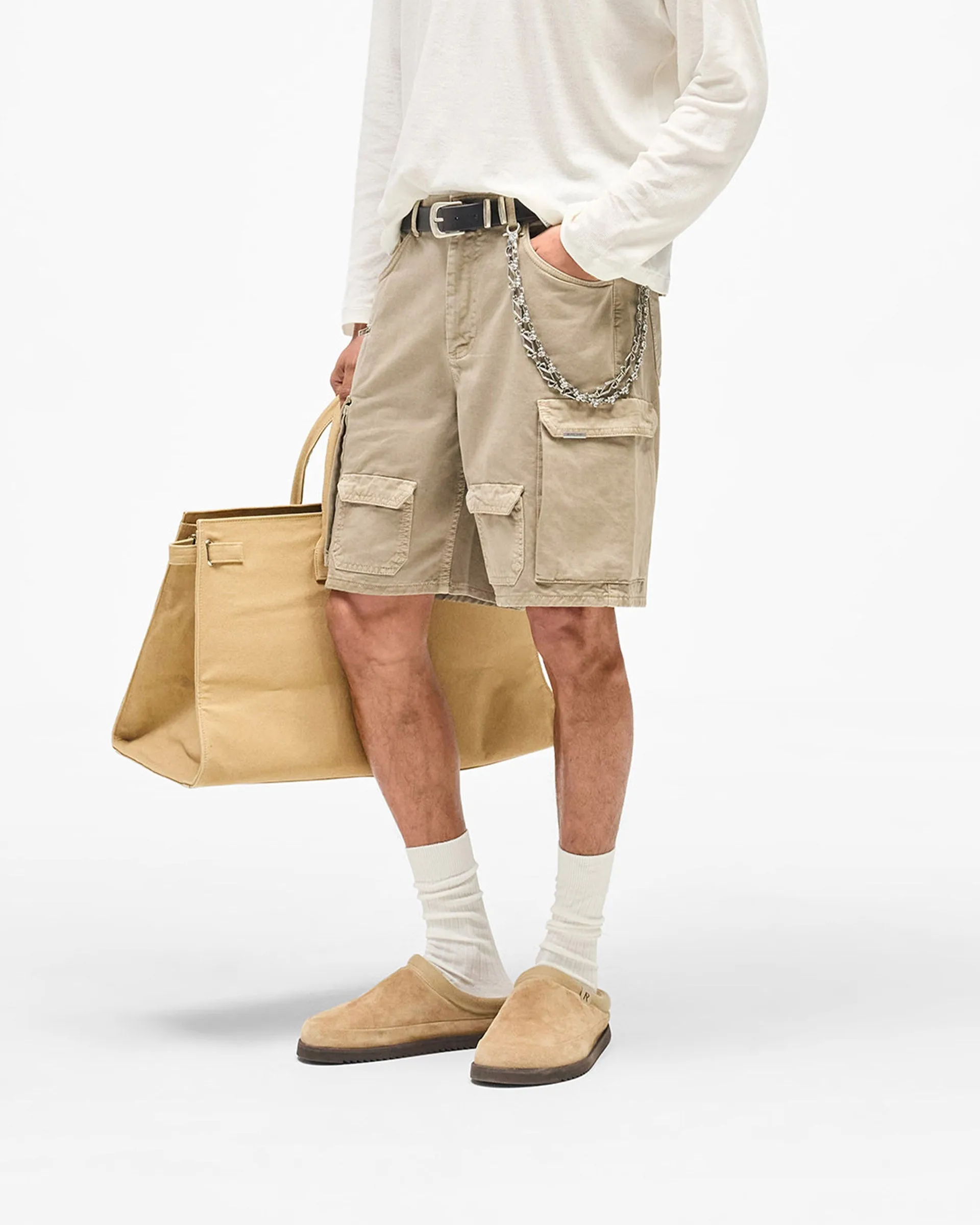 Loaded Cargo Short - Beige sold by Represent product image thumbnail 4