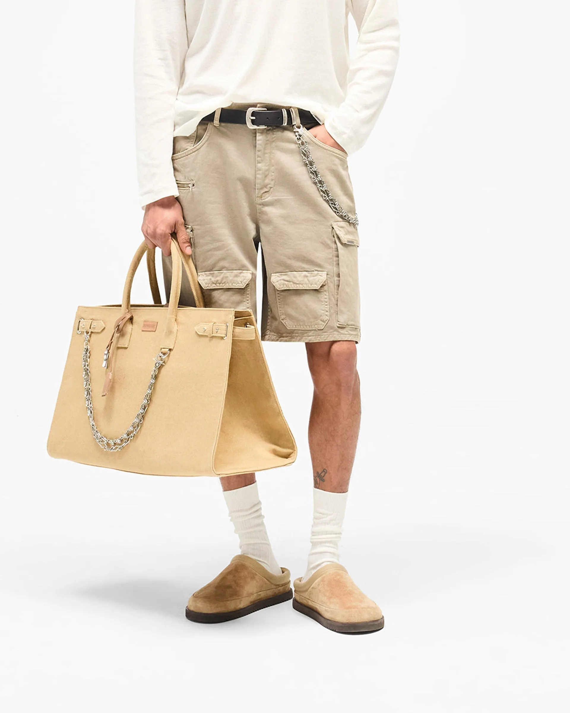 Loaded Cargo Short - Beige sold by Represent product image thumbnail 2