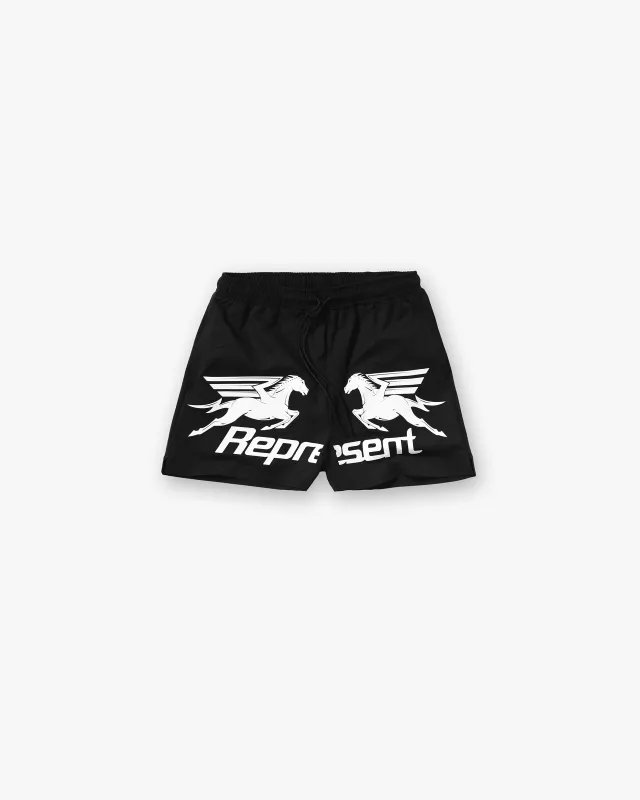 Nothing Faster Swim Short - Jet Black made by Represent