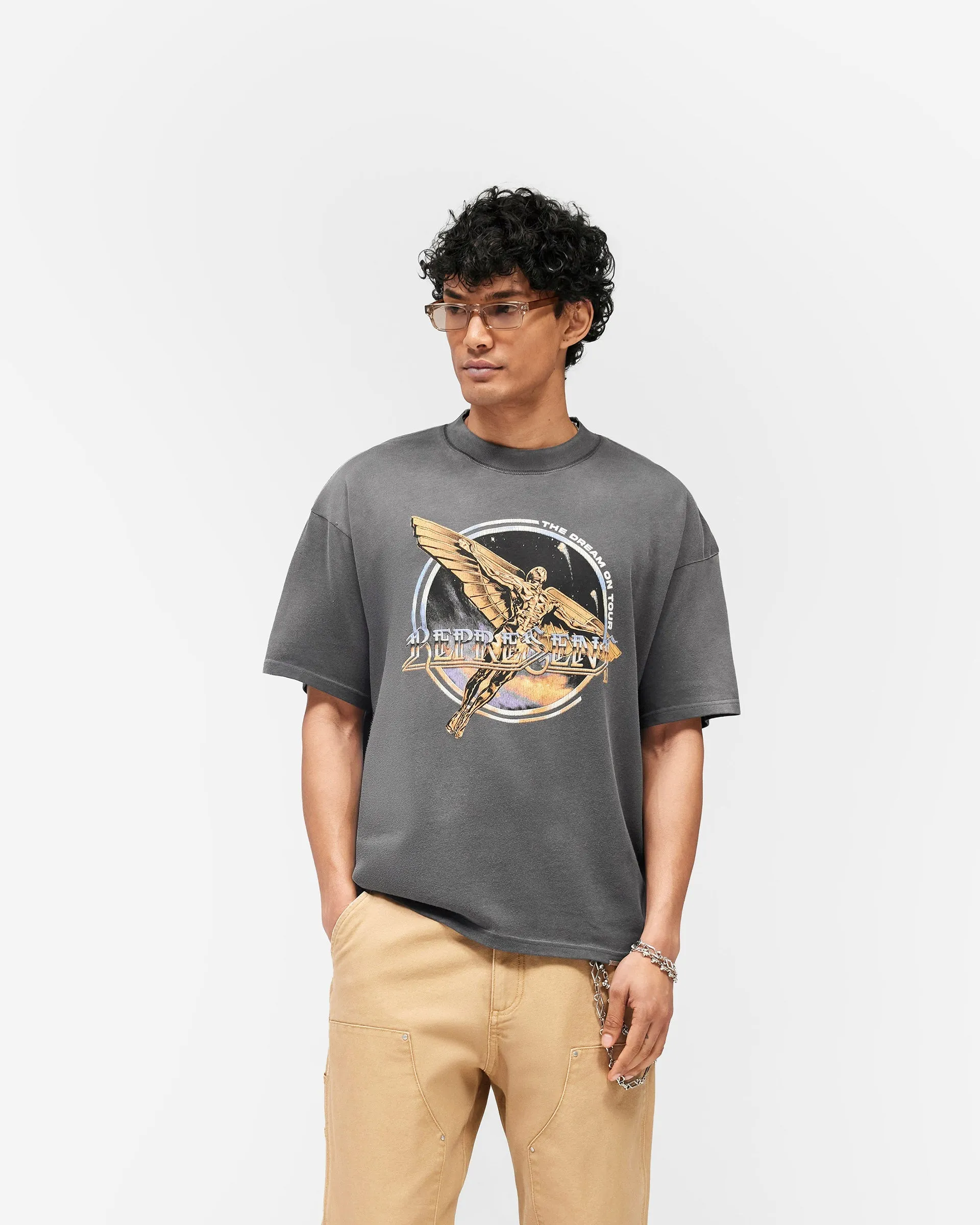Golden Tour T-Shirt - Sun Fade Grey sold by Represent product image thumbnail 3
