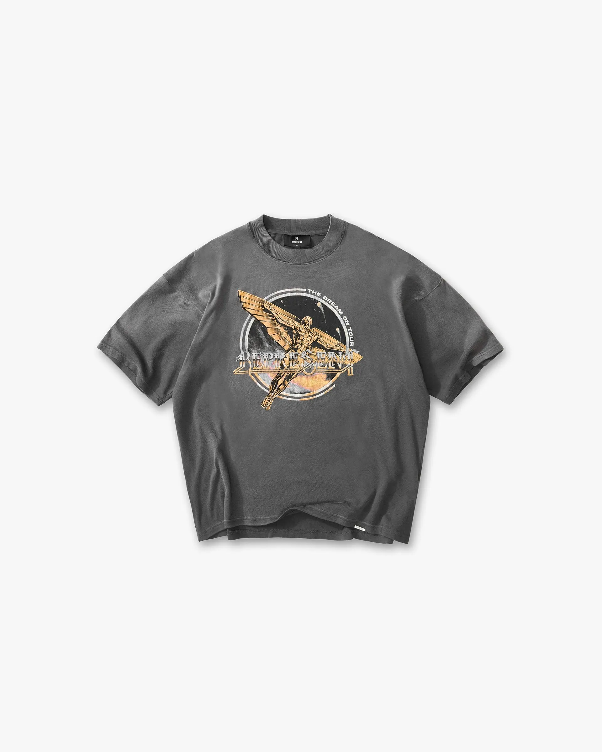 Golden Tour T-Shirt - Sun Fade Grey sold by Represent