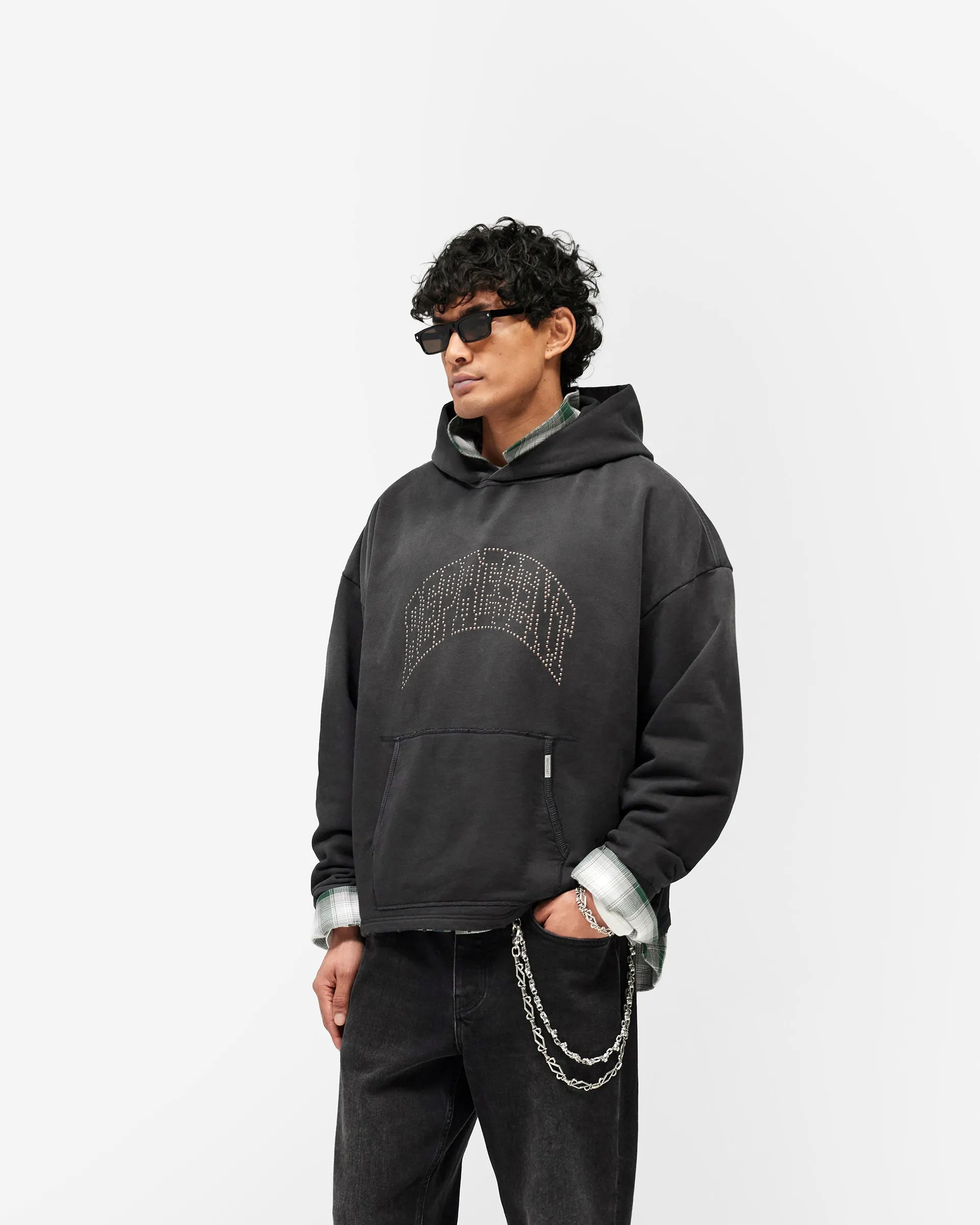 Represent Embellished Hoodie - Stained Black sold by Represent product image thumbnail 5