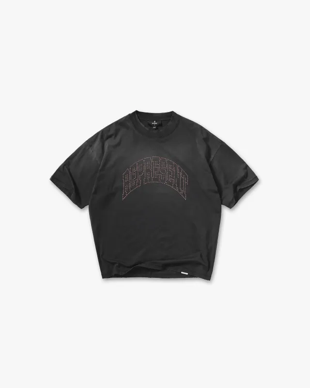Embellished Represent T-Shirt - Stained Black made by Represent