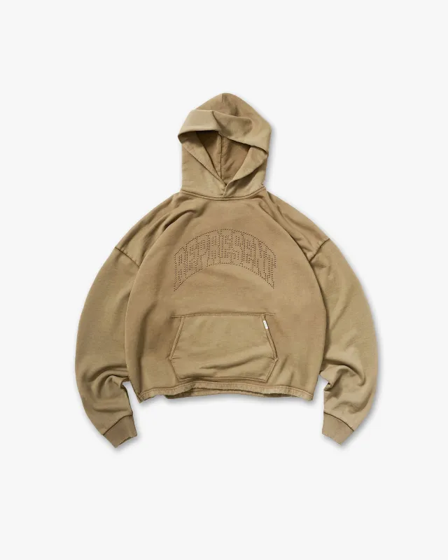 Represent Embellished Hoodie - Vintage Khaki made by Represent
